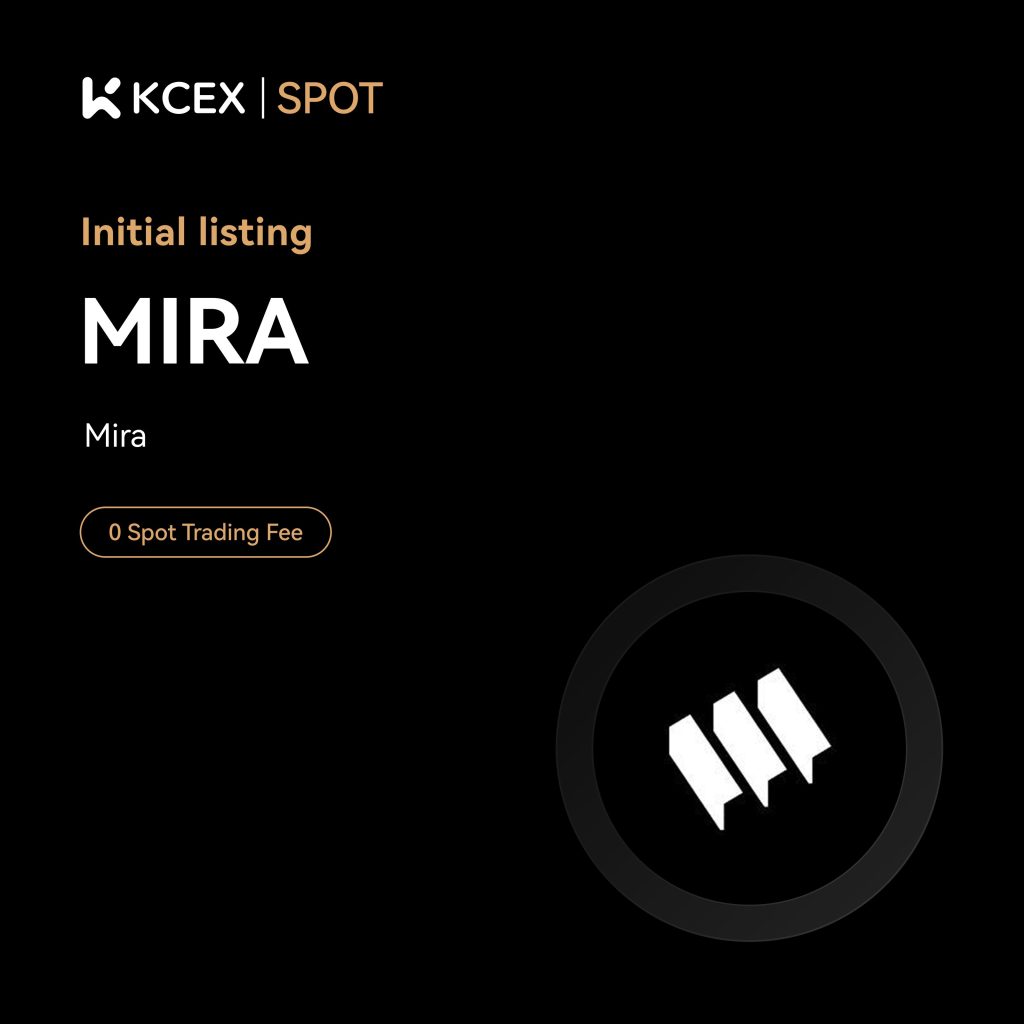 لیست شدن توکن MIRA در بازار اسپات و فیوچرز صرافی کی سی ای ایکس
