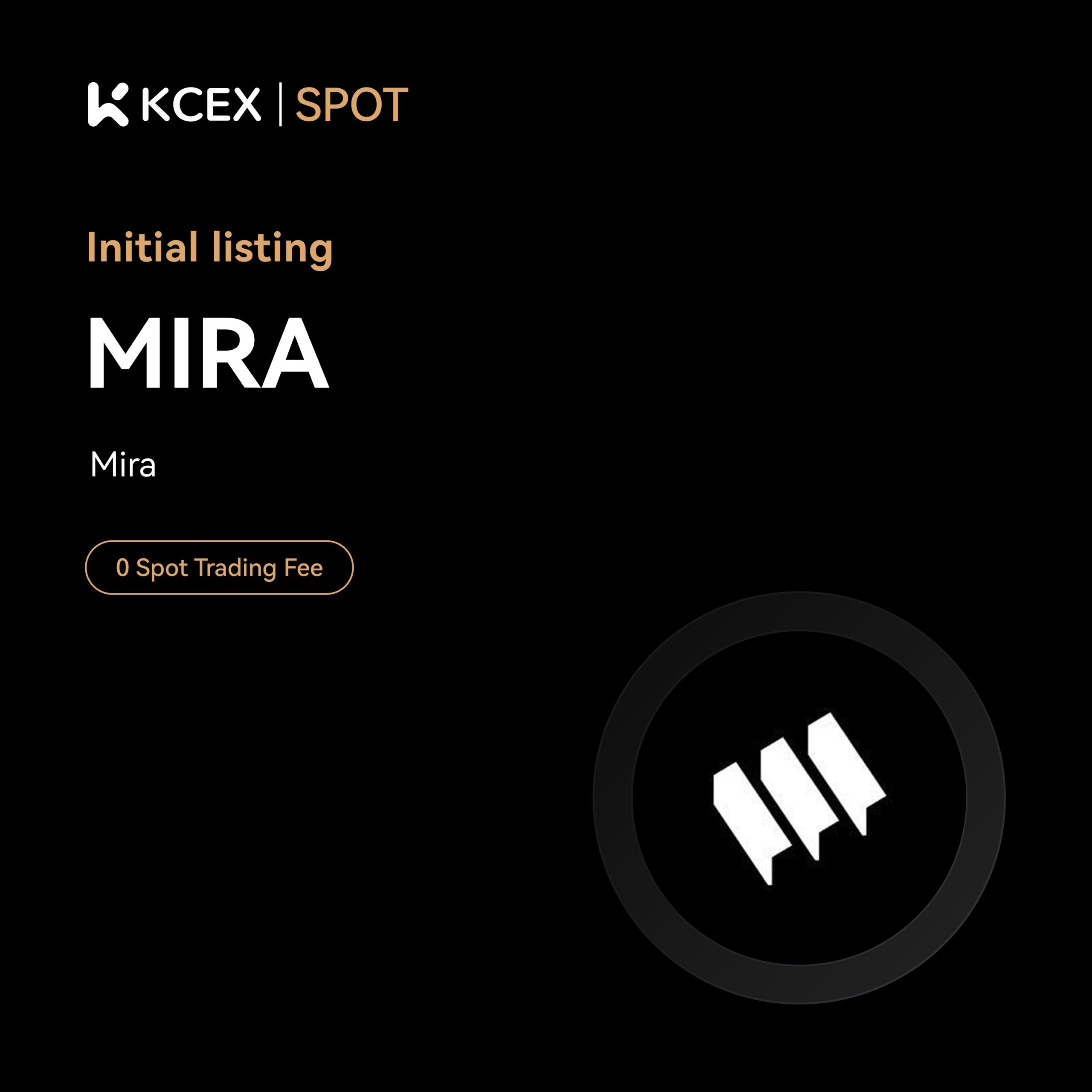 لیست شدن توکن MIRA در بازار اسپات و فیوچرز صرافی کی سی ای ایکس