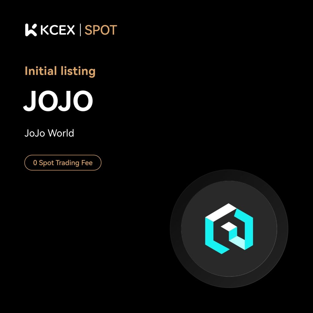 لیست شدن توکن JOJO در بازارهای اسپات و فیوچرز صرافی کی سی ای ایکس