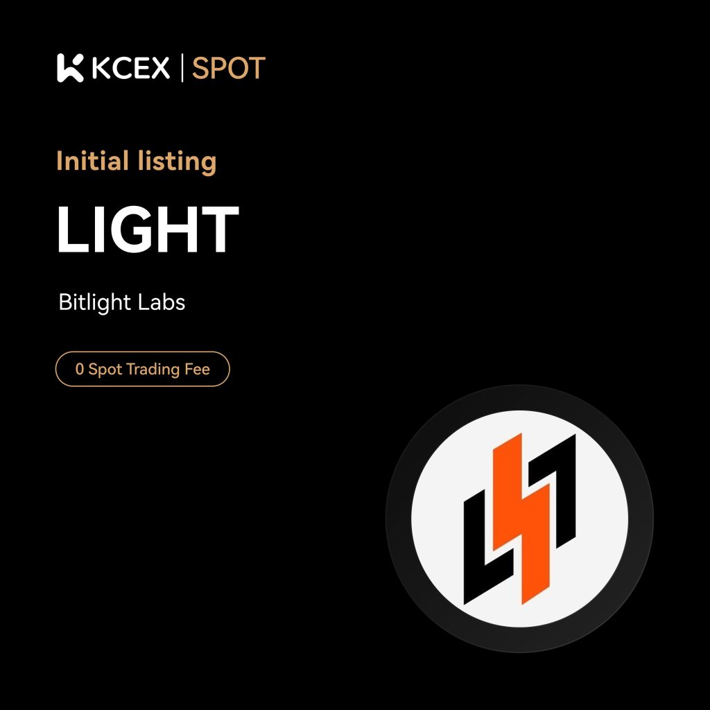 لیست شدن توکن LIGHT در بازار اسپات و فیوچرز کی سی ای ایکس در مهر ۱۴۰۴