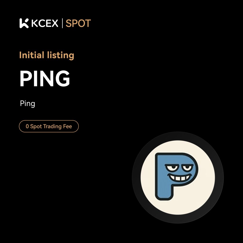 آغاز معاملات توکن PING در صرافی کی سی ای ایکس در آبان ۱۴۰۴