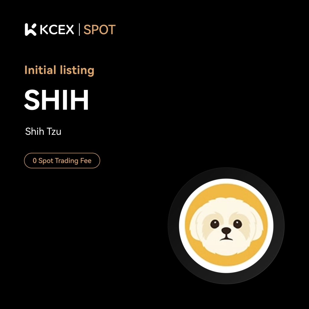 لیست شدن توکن SHIH در بازار اسپات صرافی کی سی ای ایکس در مهر ۱۴۰۴