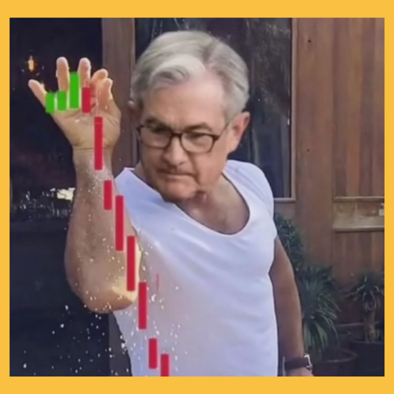 جروم پاول، رئیس فدرال رزرو، در حال سخنرانی در مورد نرخ بهره