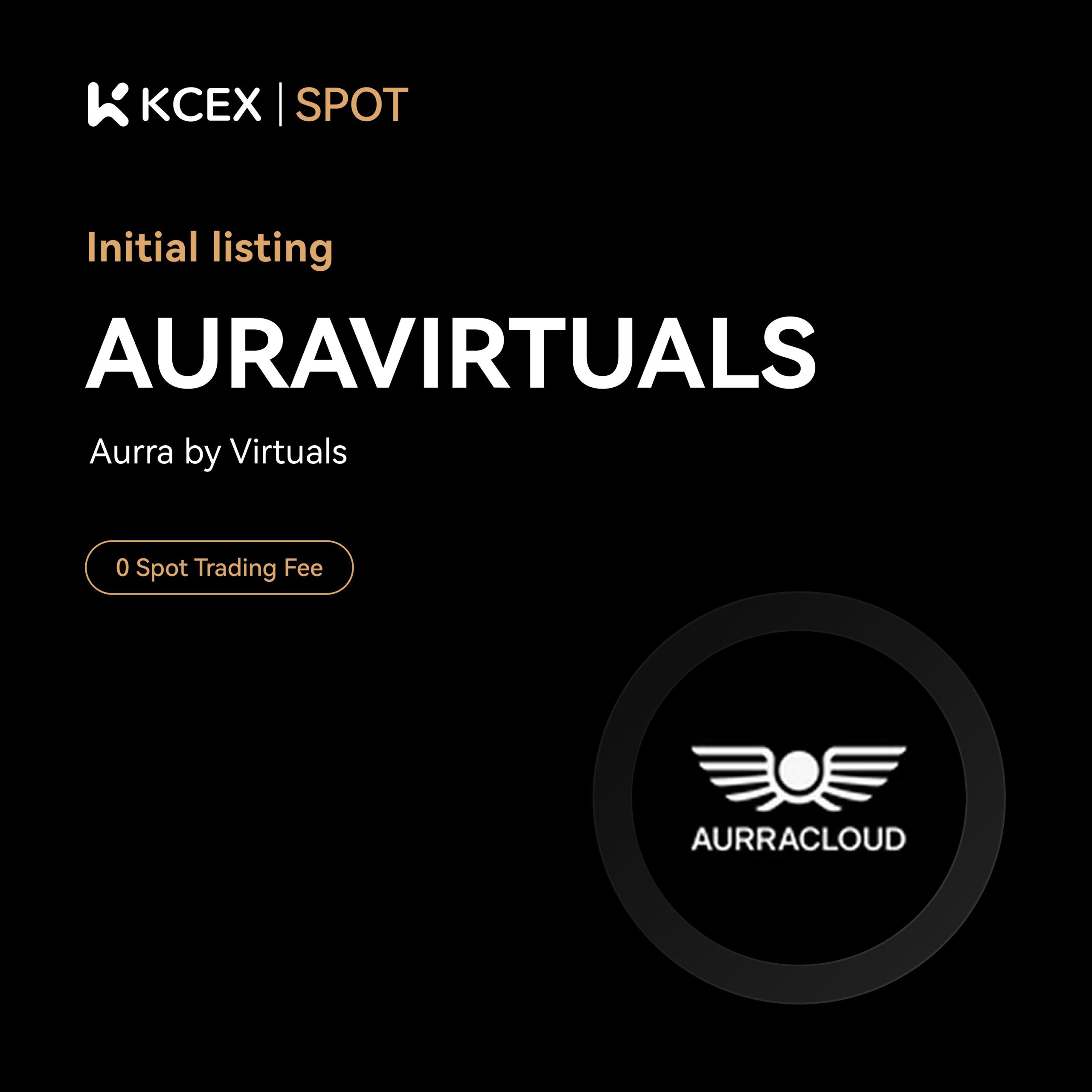 توکن AURAVIRTUALS به لیست بازار اسپات صرافی کی سی ای ایکس اضافه شد