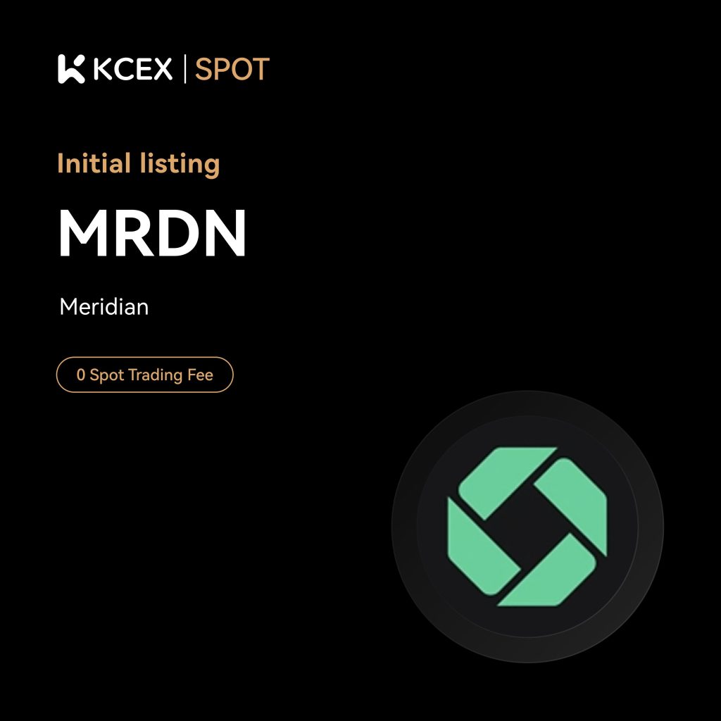 لیست شدن توکن MRDN در صرافی کی سی ای ایکس در ۲۵ اکتبر ۲۰۲۵