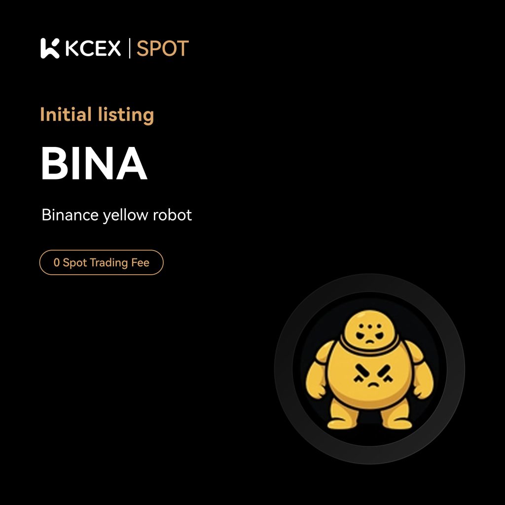توکن‌های BINA و BINANCIANS در صرافی کی‌سی‌ایکس در ۷ اکتبر ۲۰۲۵