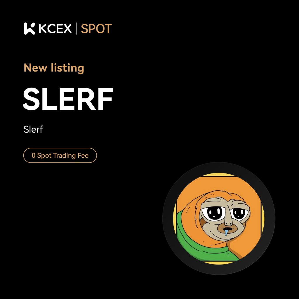لیست شدن توکن SLERF در بازار اسپات صرافی کی سی ای ایکس در ۲۲ اکتبر ۲۰۲۵
