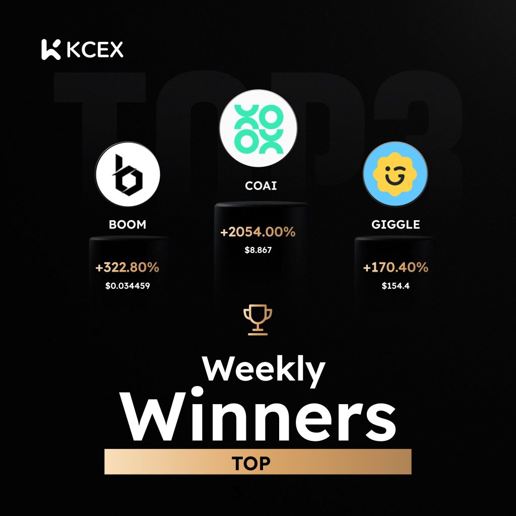 عملکرد برتر ارزهای دیجیتال در صرافی کی سی ای ایکس در تاریخ ۱۳ اکتبر ۲۰۲۵