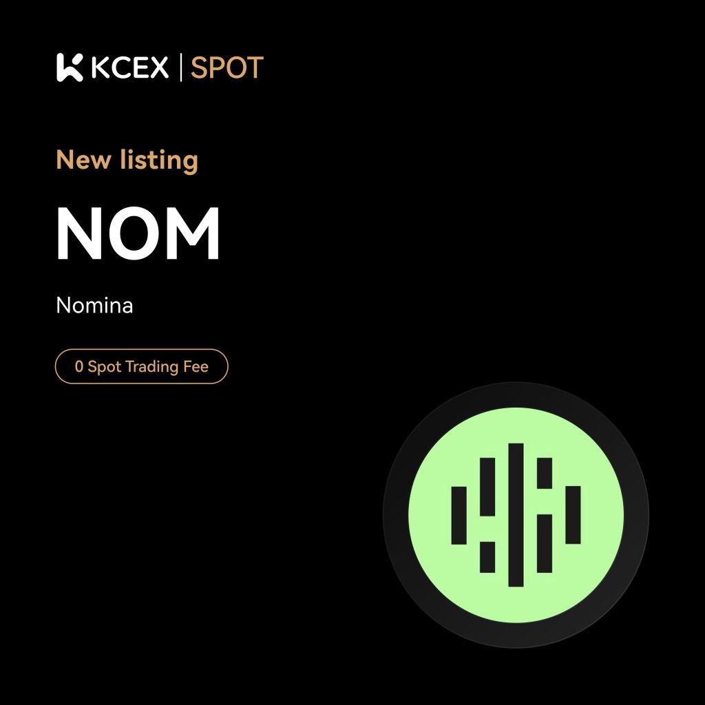 لیست شدن توکن NOM در صرافی کی سی ای ایکس در اکتبر ۲۰۲۵