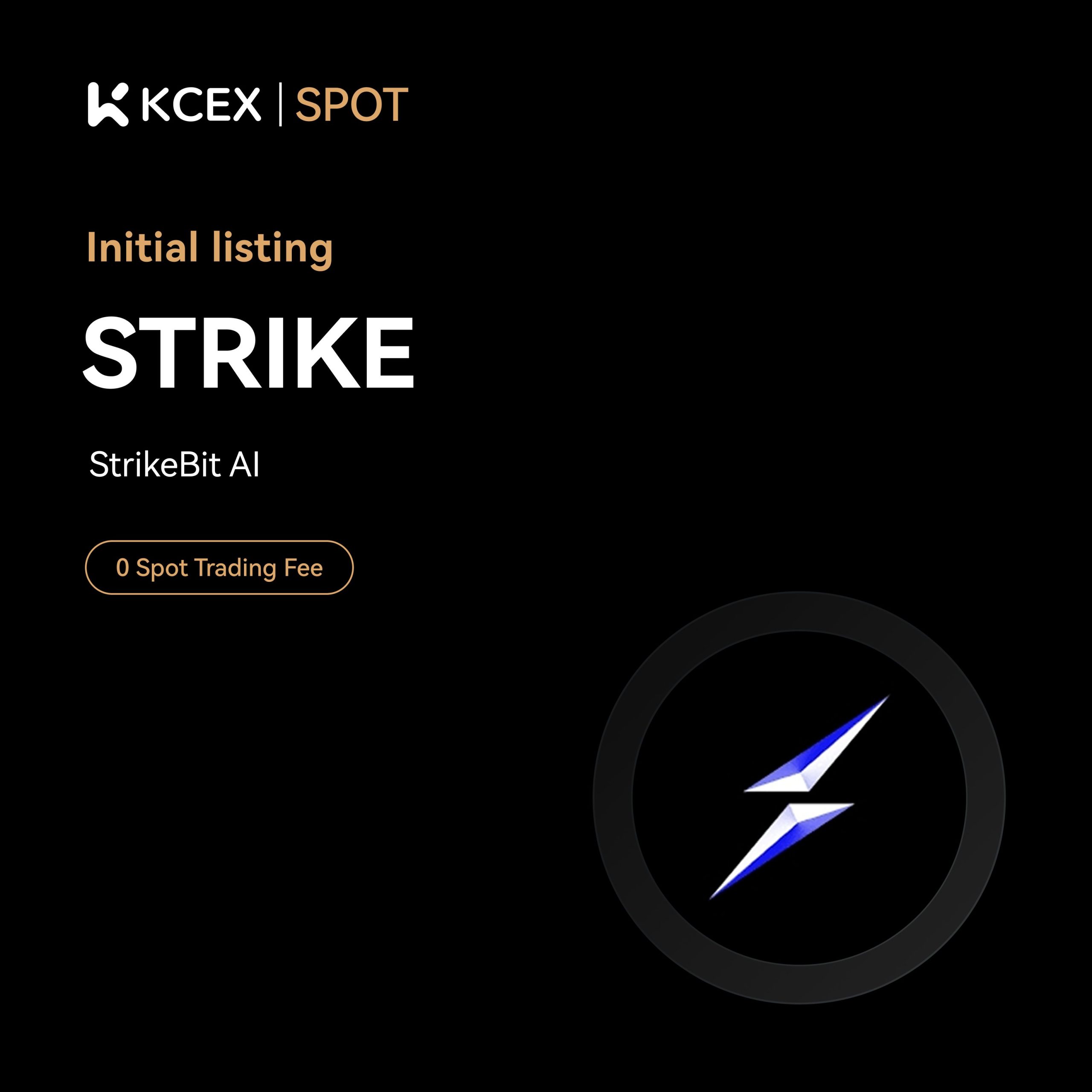 لیست شدن توکن STRIKE در بازارهای اسپات و فیوچرز صرافی کی سی ای ایکس