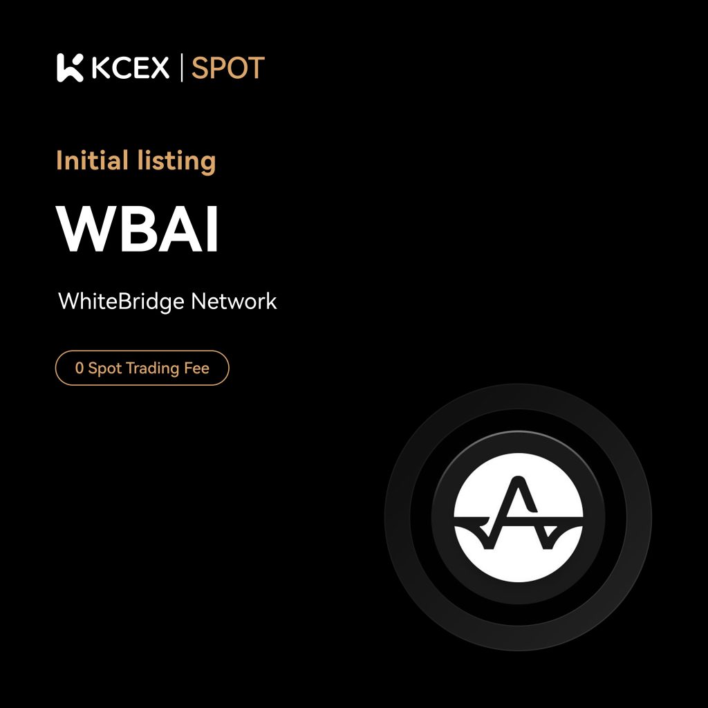 لیستینگ توکن WBAI در صرافی کی سی ای ایکس به تاریخ ۲۳ مهر ۱۴۰۴