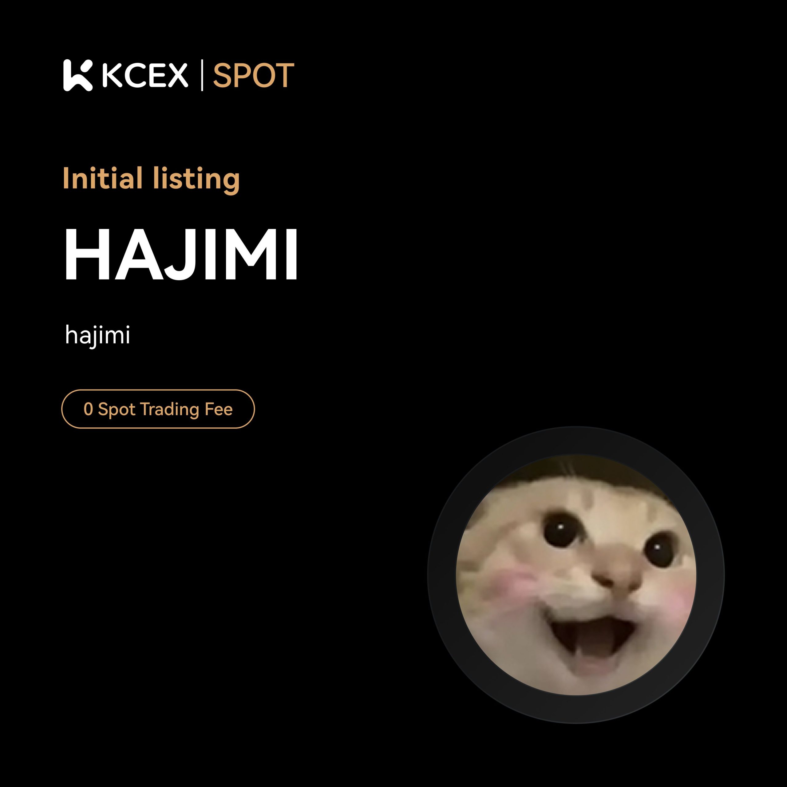لیست شدن ارز دیجیتال HAJIMI در کی سی ای ایکس در ۹ اکتبر ۲۰۲۵
