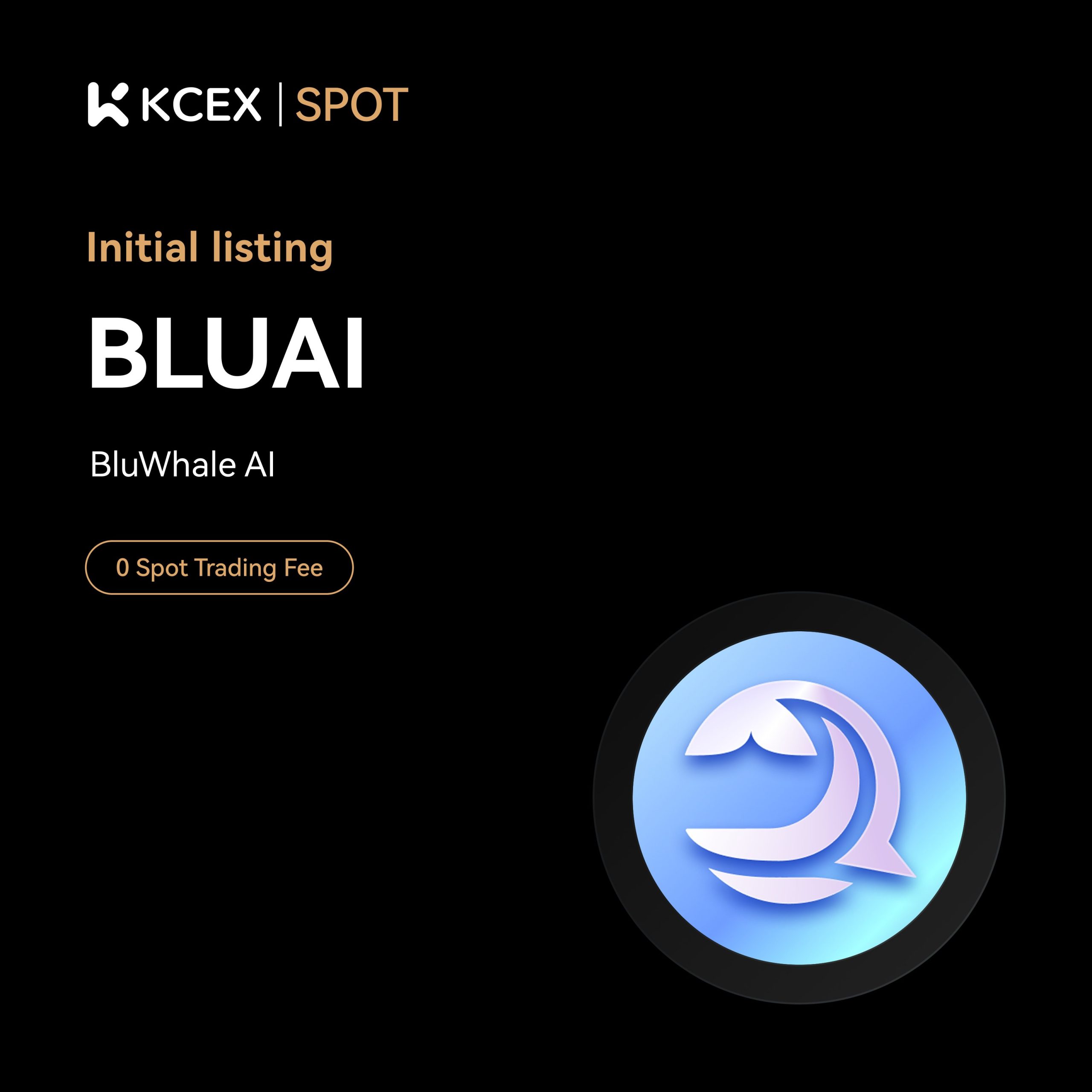 توکن BLUAI در صرافی کی سی ای ایکس در مهر ۱۴۰۴