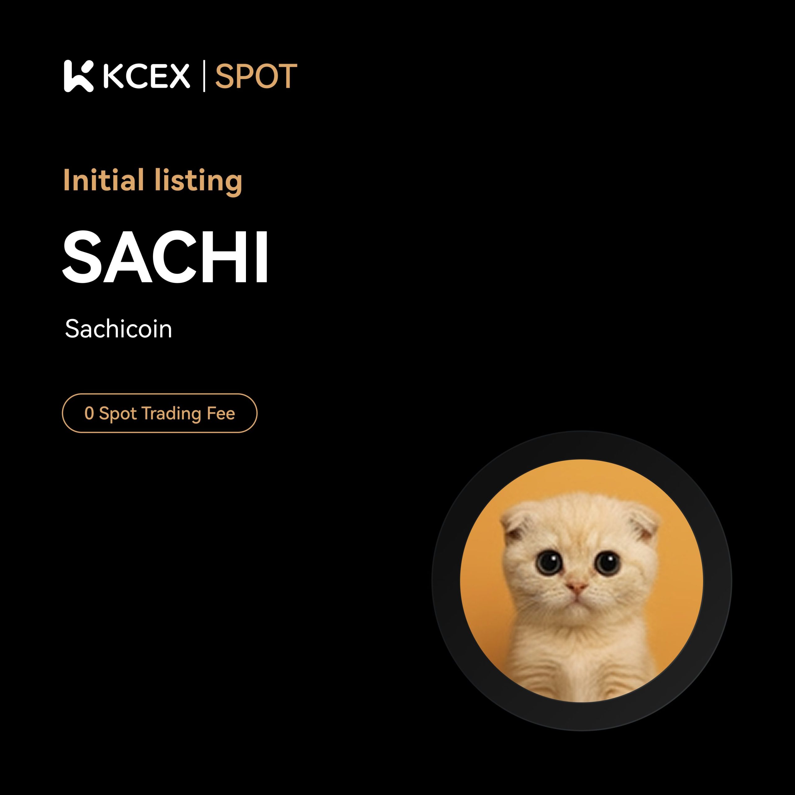 شروع معاملات توکن SACHI در کی سی ای ایکس در ۲۹ اکتبر ۲۰۲۵