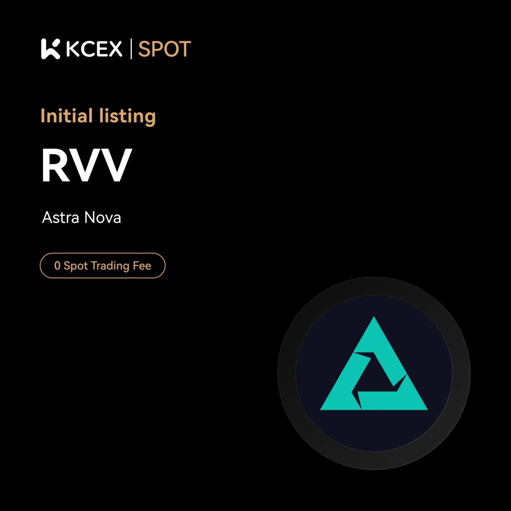 لیستینگ توکن RVV در صرافی کی سی ای ایکس