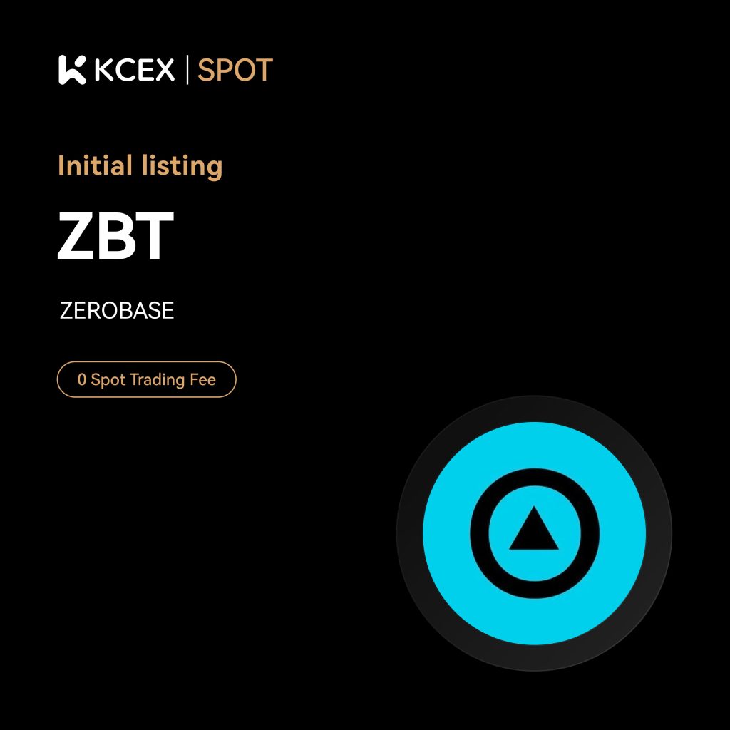 لیستینگ توکن ZBT در بازار اسپات و فیوچرز کی سی ای ایکس در ۲۵ مهر ۱۴۰۴
