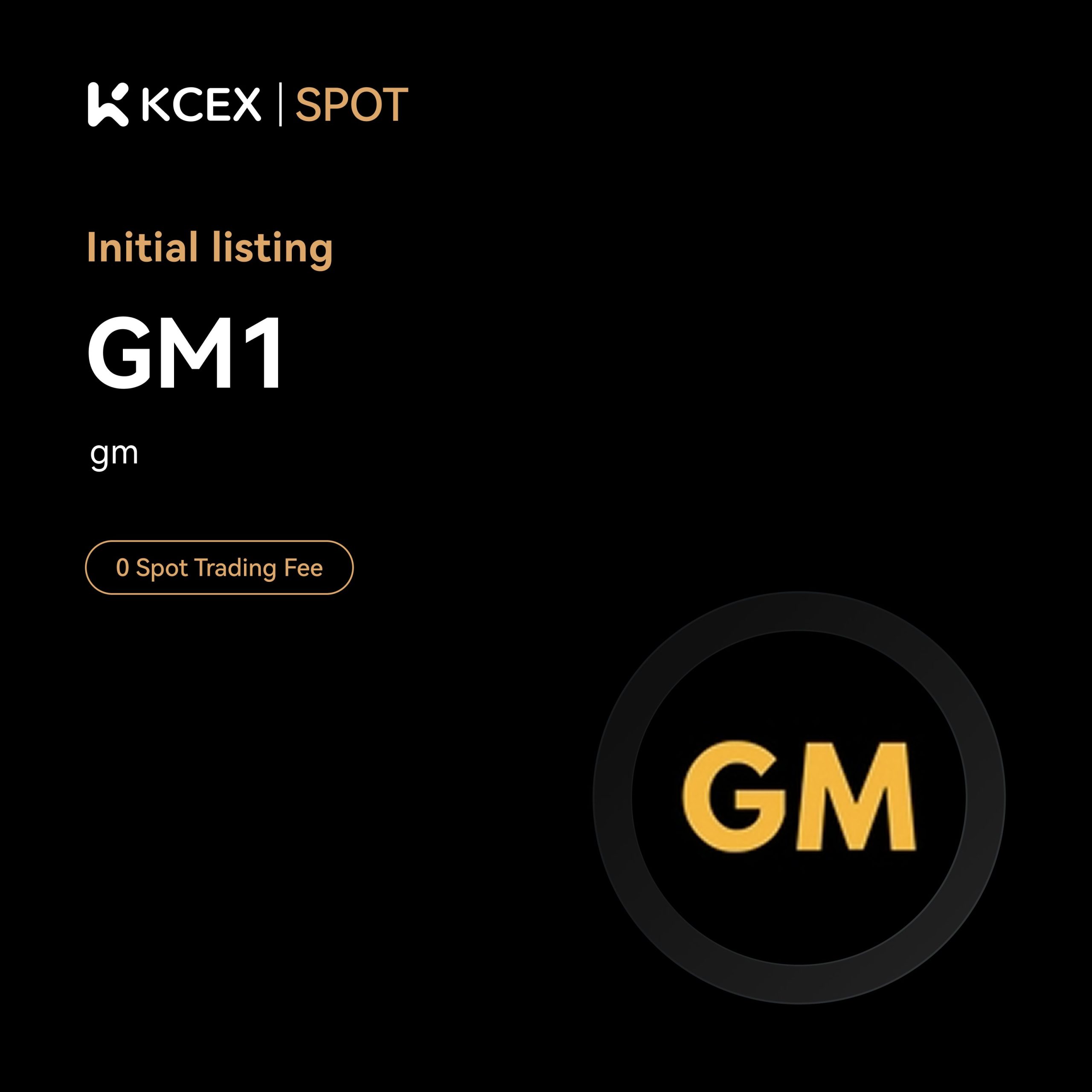 آغاز معاملات GM1 در صرافی کی سی ای ایکس در اکتبر ۲۰۲۵