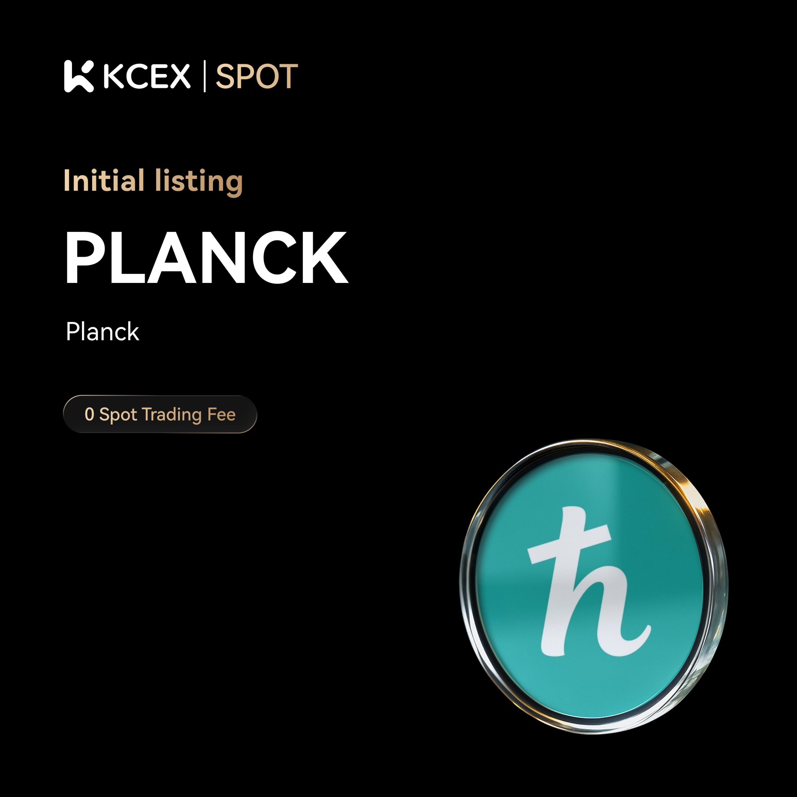 لیست شدن توکن PLANCK در صرافی کی سی ای ایکس تا ۱۴ نوامبر ۲۰۲۵