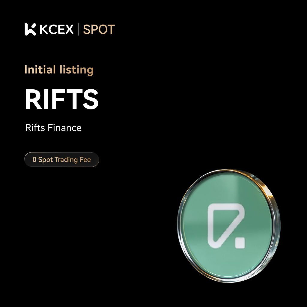 لیست شدن توکن RIFTS در بازار اسپات صرافی کی سی ای ایکس در تاریخ ۲۹ آبان ۱۴۰۴