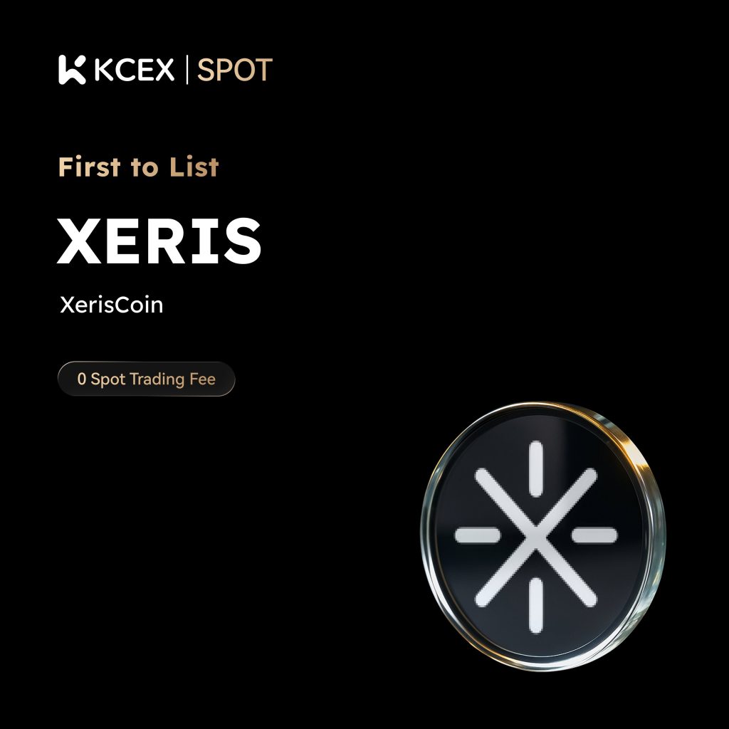 لیست شدن توکن XERIS در بازار اسپات کی سی ای ایکس