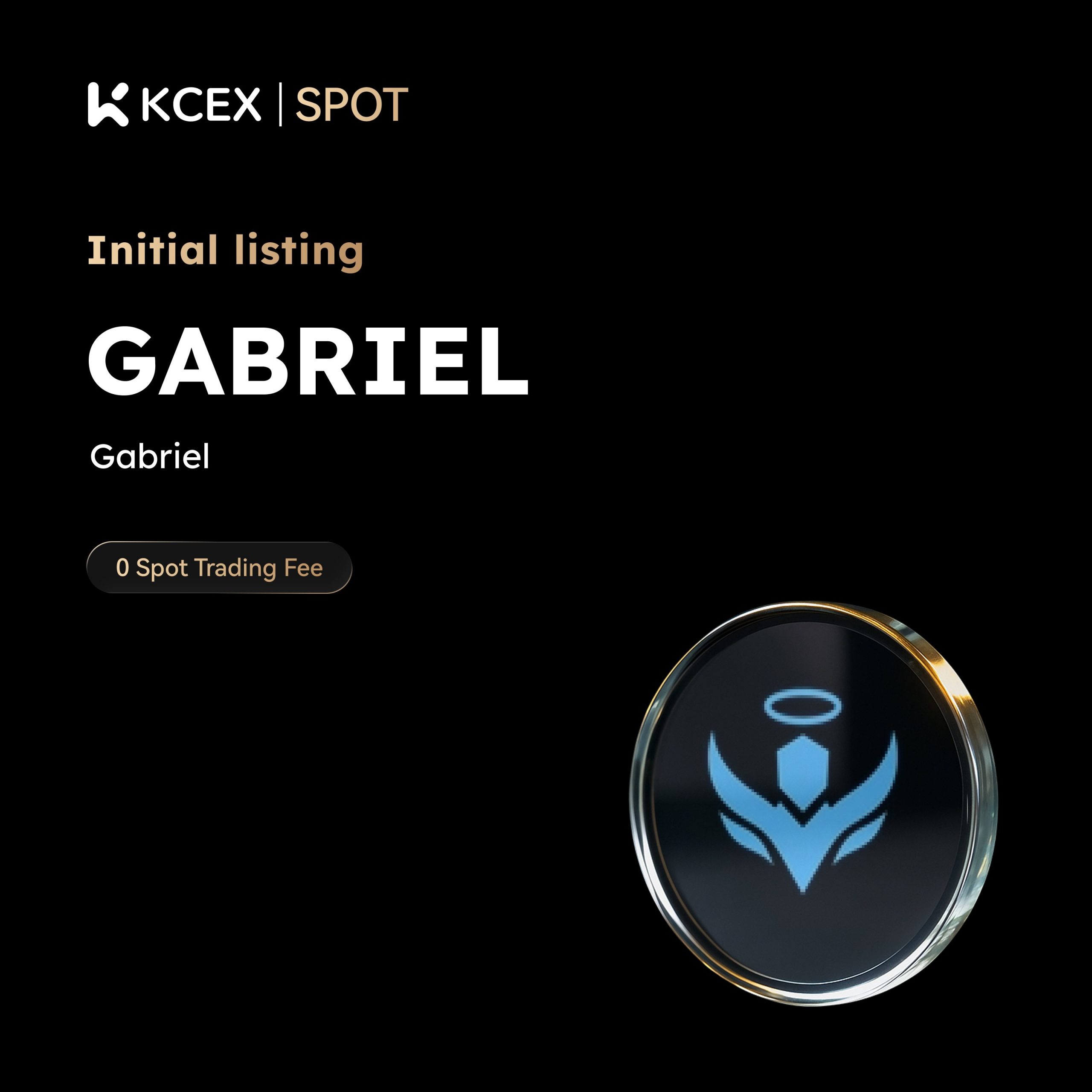 لیست شدن توکن GABRIEL در بازار اسپات کی سی ای ایکس