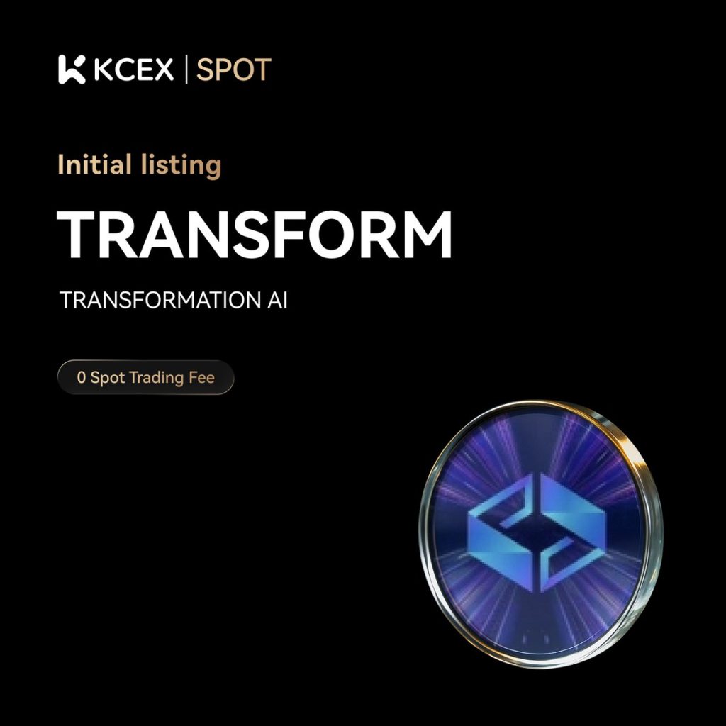 معامله توکن TRANSFORM در صرافی کی سی ای ایکس در آبان ۱۴۰۴