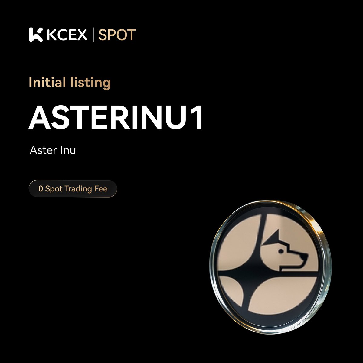 لیست شدن توکن ASTERINU1 در بازار صرافی کی سی ای ایکس در ۴ نوامبر ۲۰۲۵