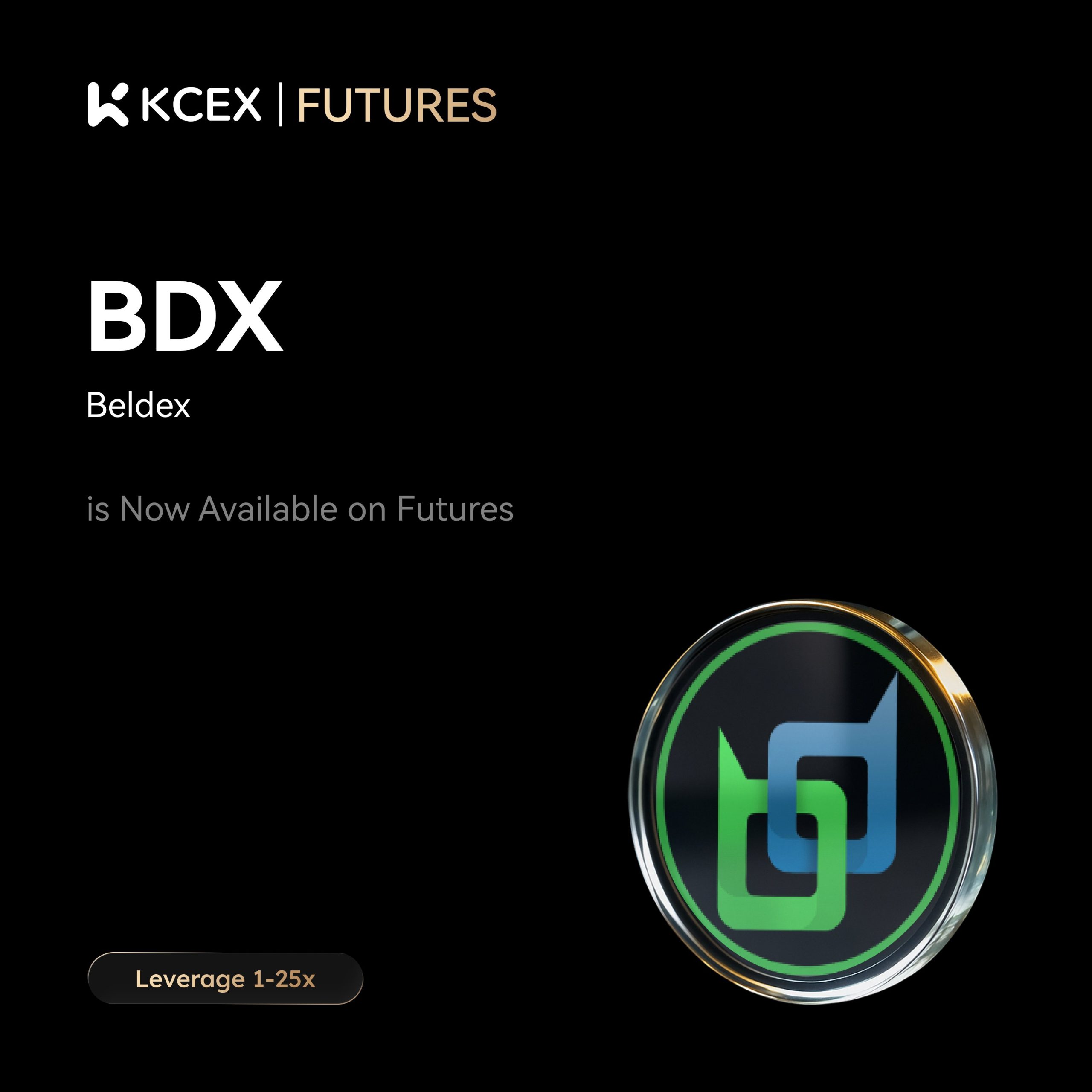 لیست شدن فیوچرز دائمی BDX در صرافی کی سی ای ایکس در ۴ نوامبر ۲۰۲۵