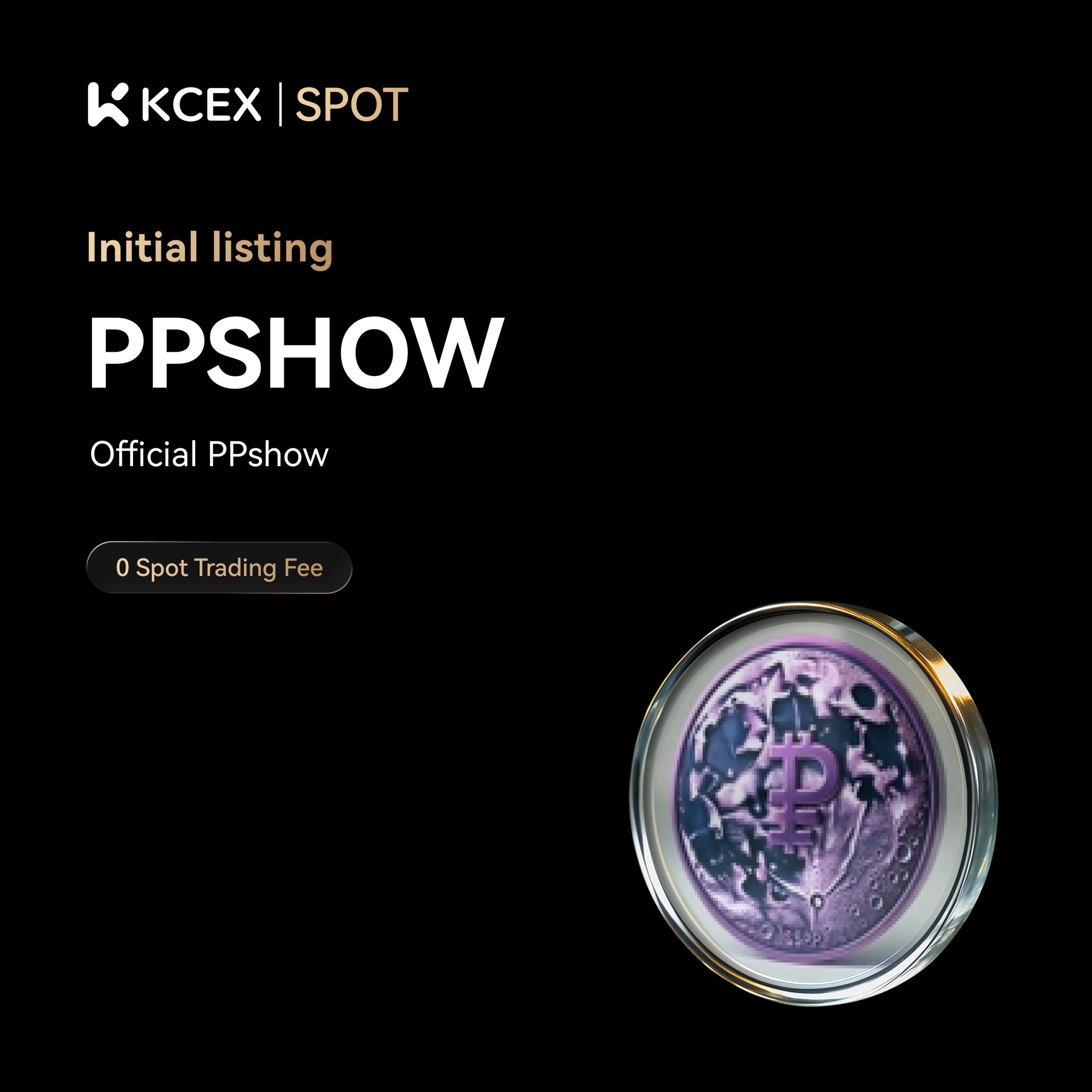 لیست شدن توکن PPSHOW در بازار اسپات کی سی ای ایکس