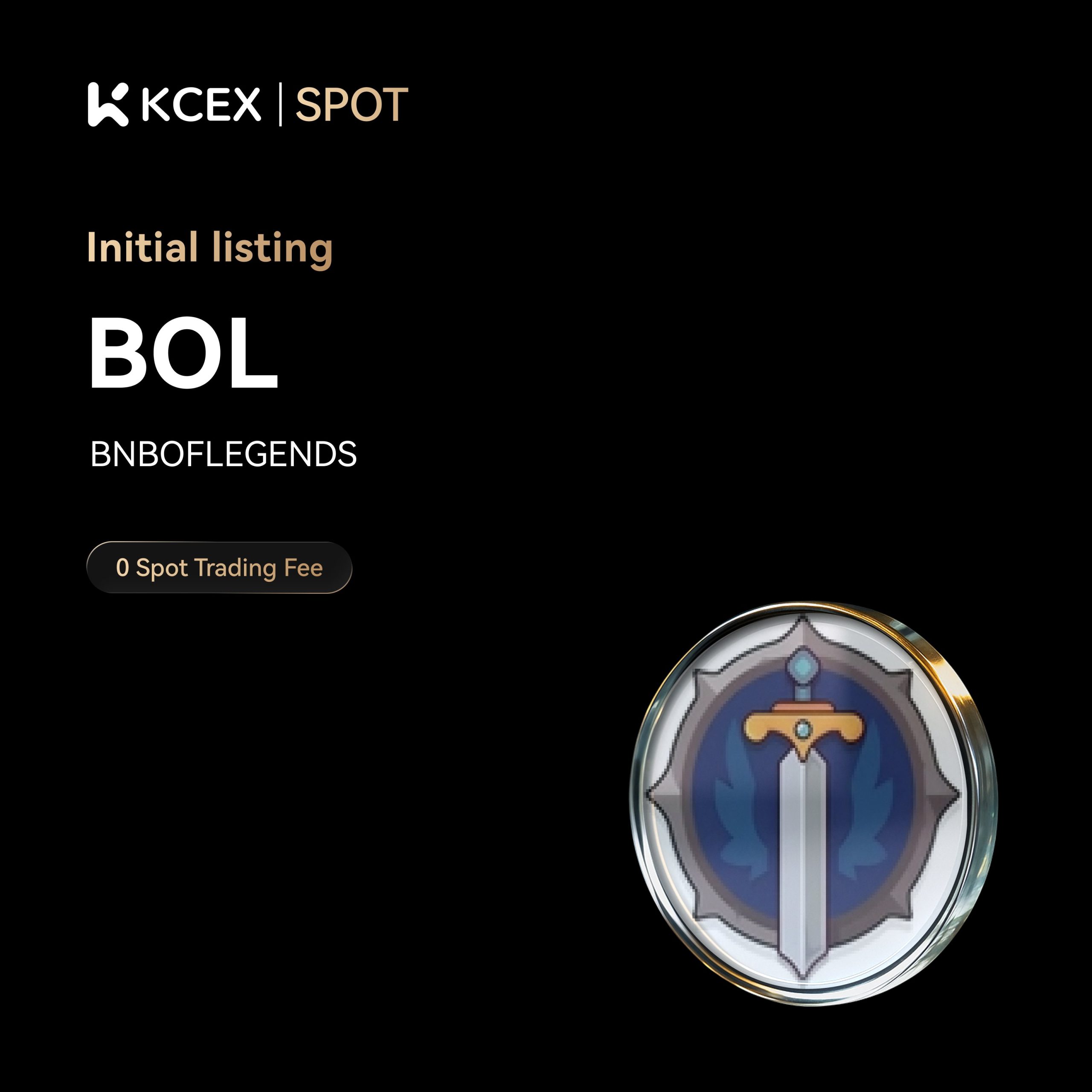 لیست شدن توکن BOL در بازار اسپات کی سی ای ایکس در آبان ۱۴۰۴