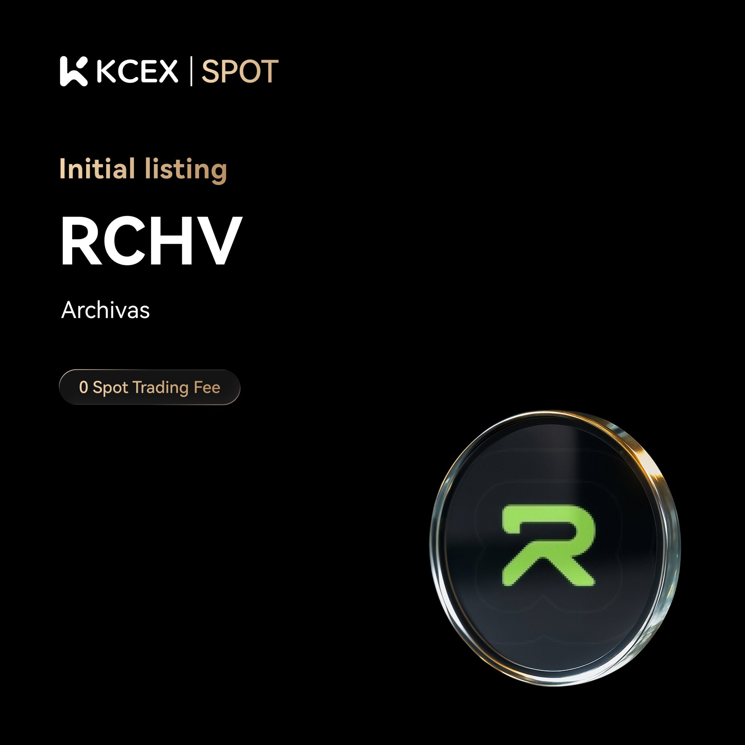 آغاز معاملات توکن RCHV در صرافی کی سی ای ایکس