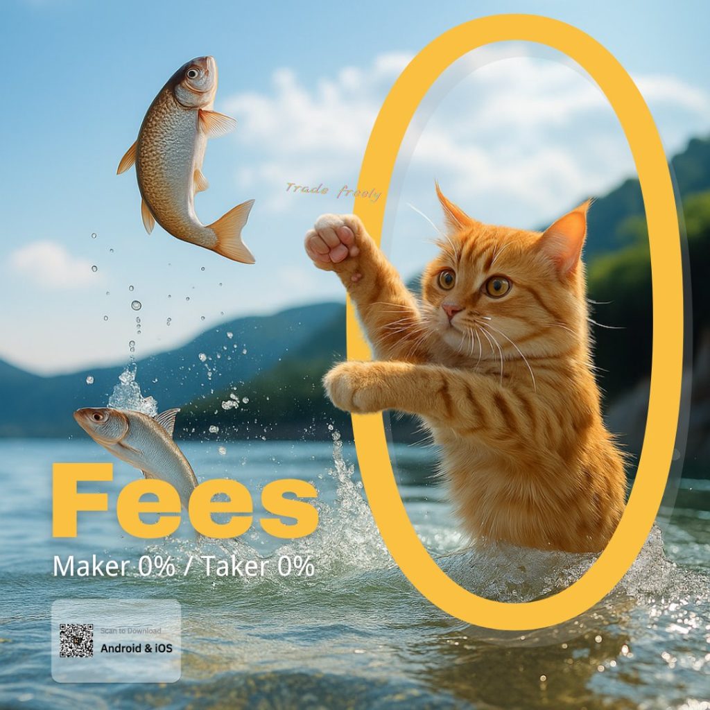 تجارت بدون کارمزد در صرافی کی سی ای ایکس