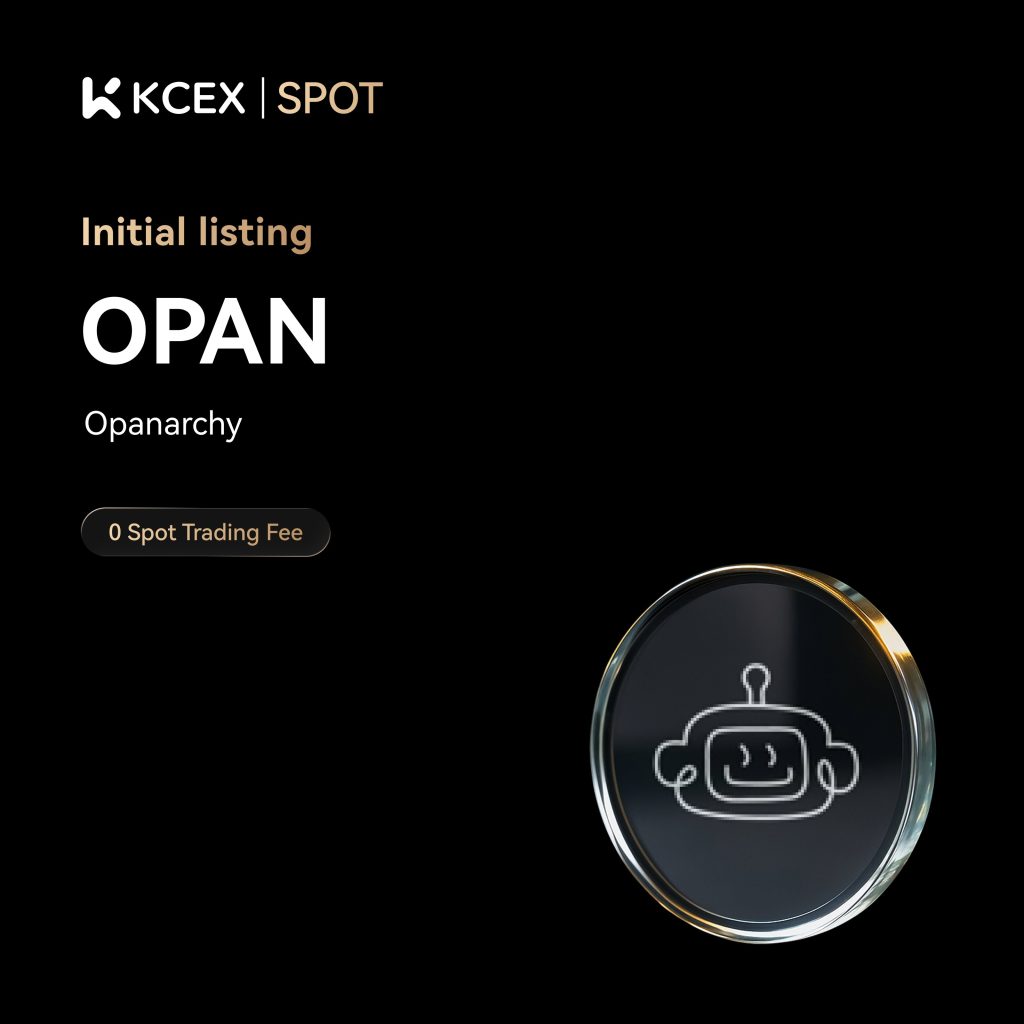 لیست شدن توکن OPAN در بازار اسپات کی سی ای ایکس در آبان ۱۴۰۴