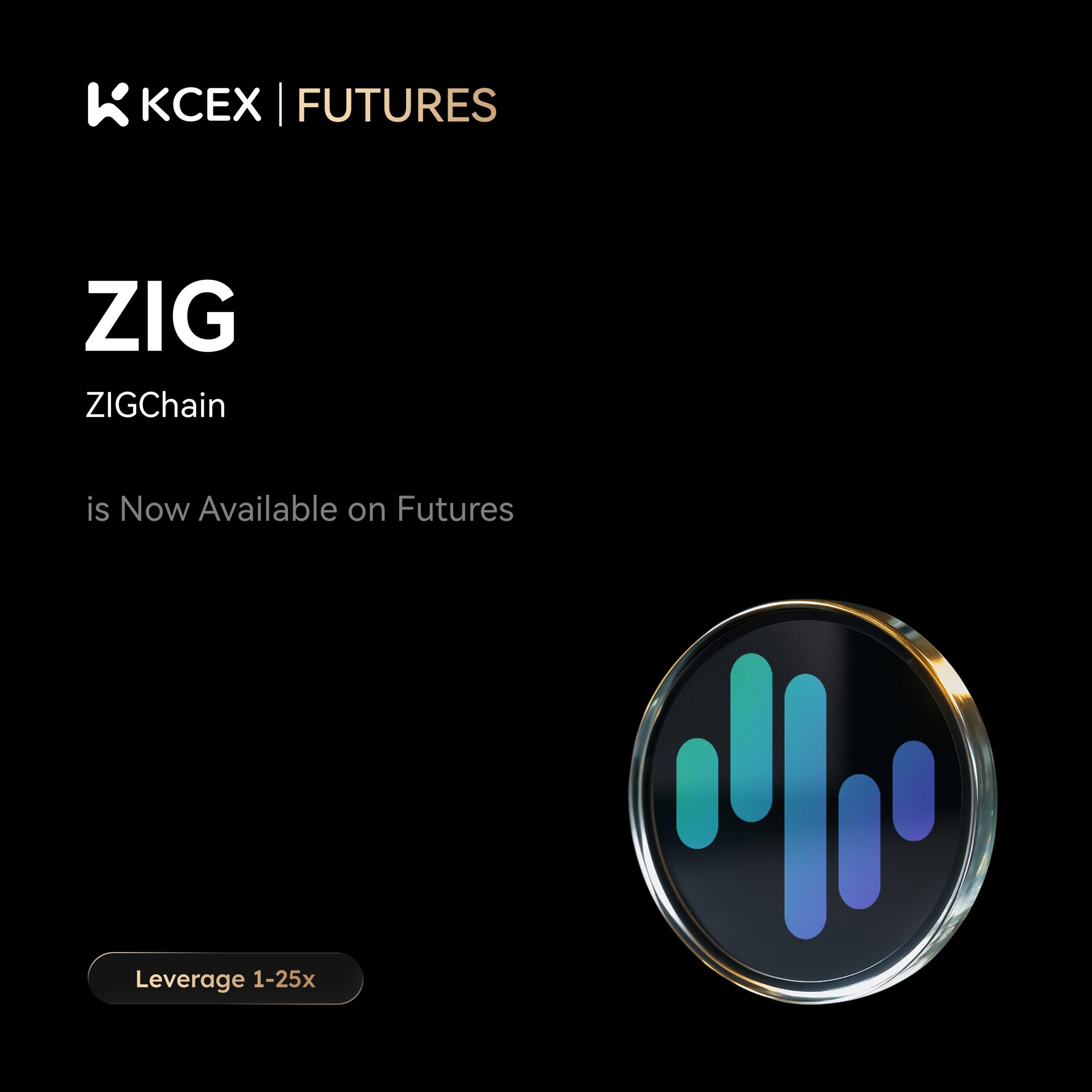 لیست شدن فیوچرز دائمی ZIG در صرافی کی سی ای ایکس