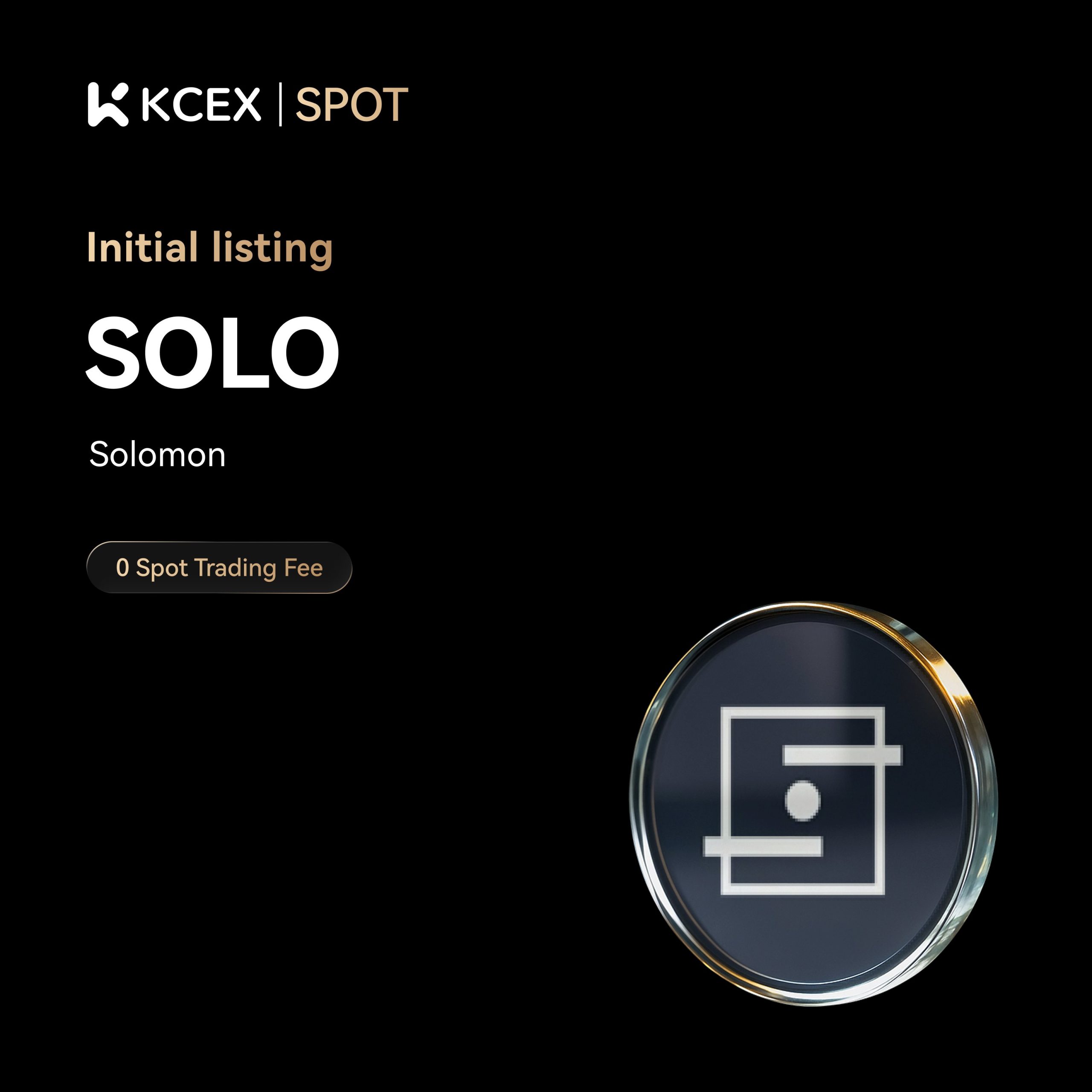 معاملات توکن SOLO در بازار اسپات کی سی ای ایکس در تاریخ ۲۸ آبان ۱۴۰۴