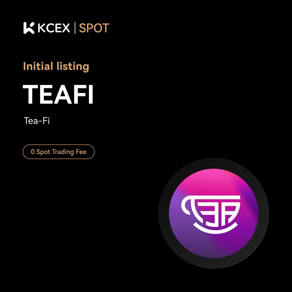 آغاز معاملات اسپات TEAFI در صرافی کی سی ای ایکس در ۴ نوامبر ۲۰۲۵