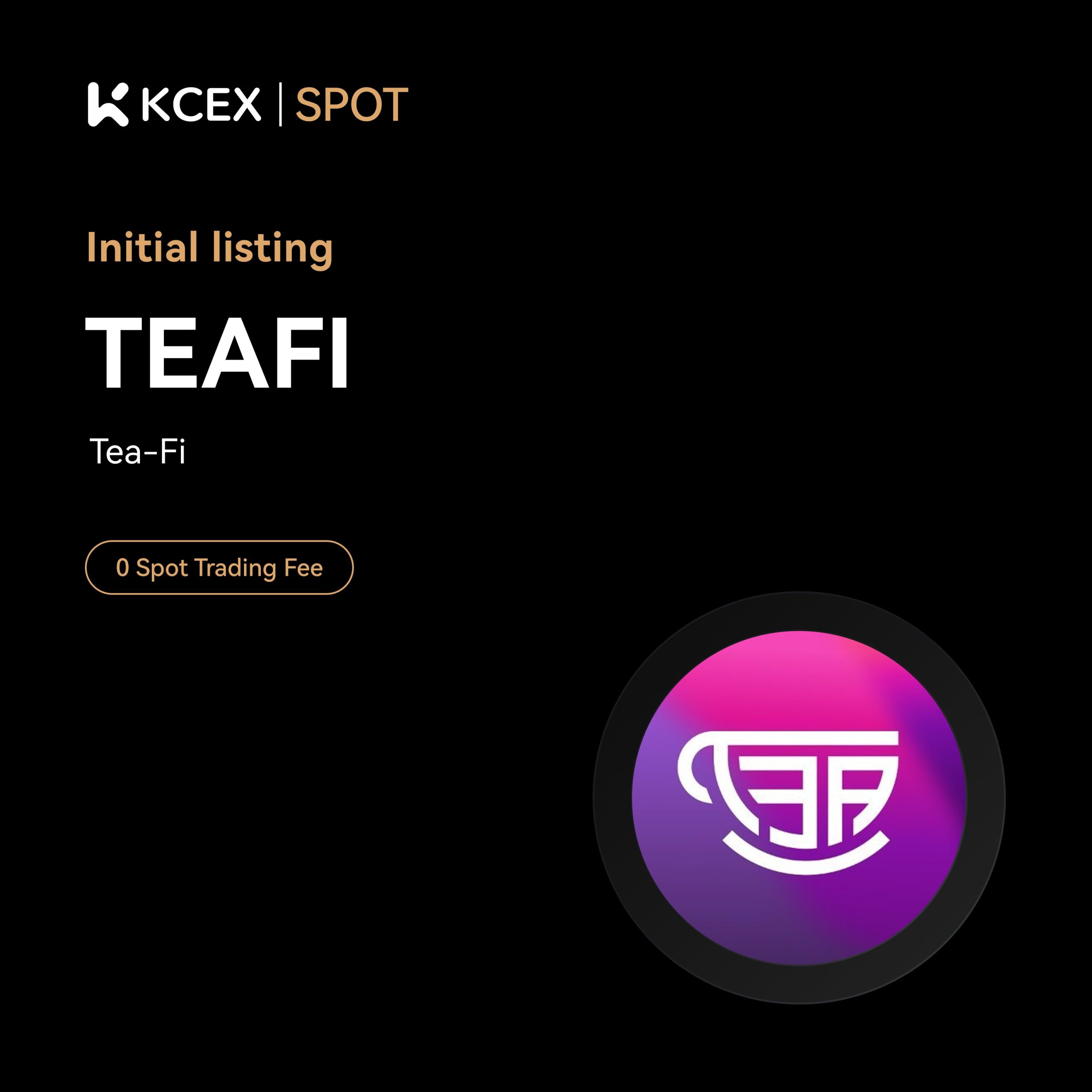 آغاز معاملات اسپات TEAFI در صرافی کی سی ای ایکس در ۴ نوامبر ۲۰۲۵