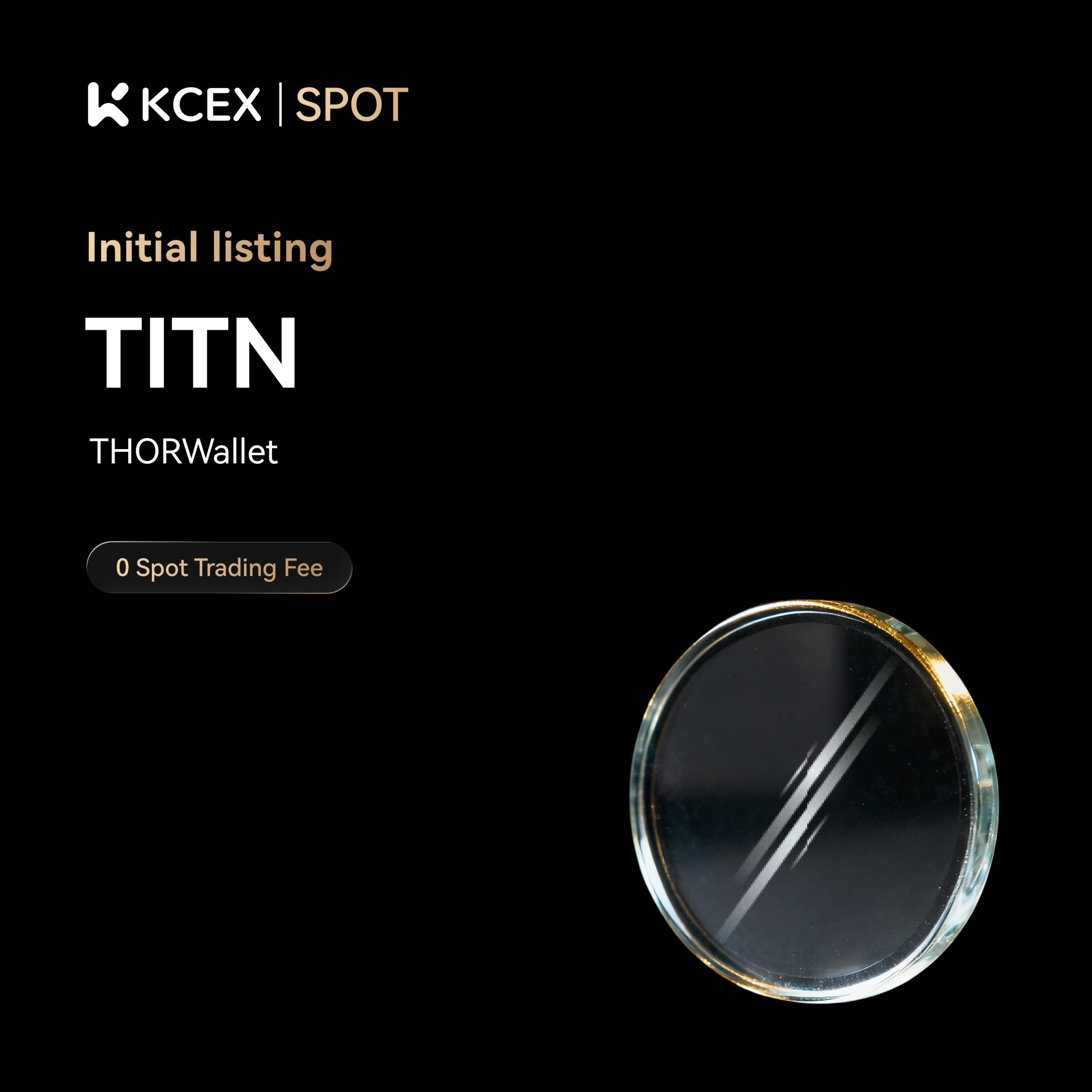 لیست شدن توکن TITN در بازار اسپات کی سی ای ایکس در نوامبر ۲۰۲۵