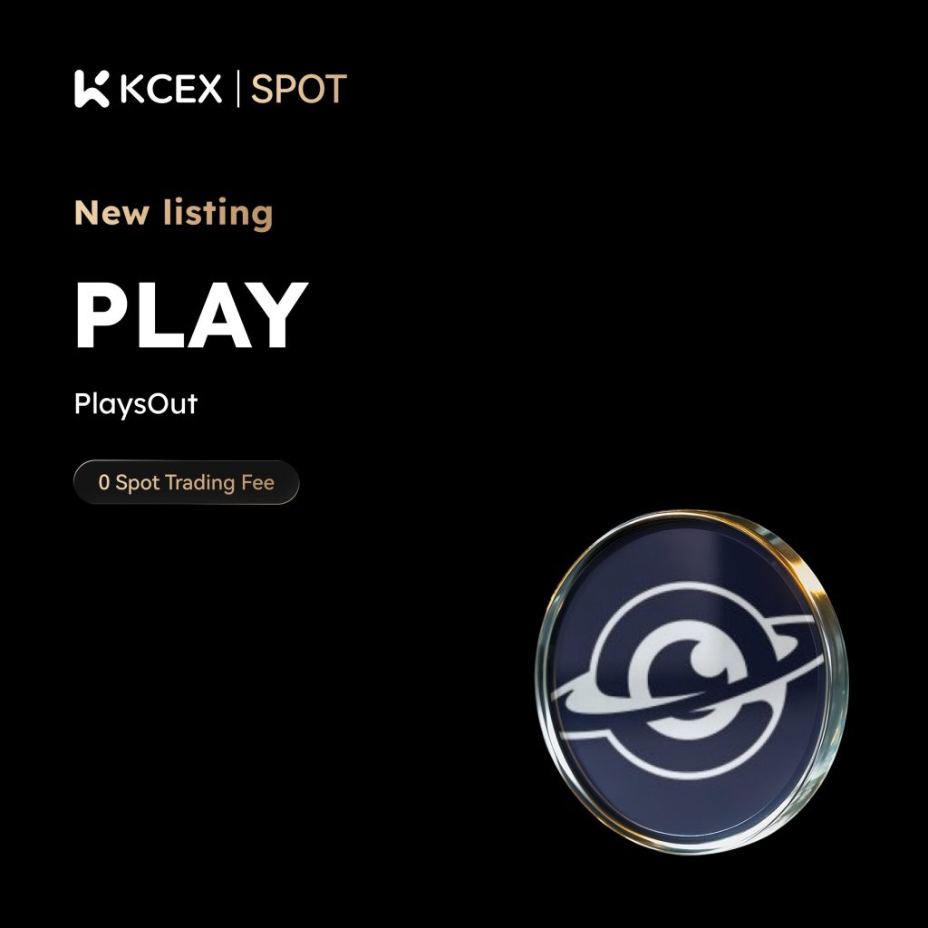 اضافه شدن توکن PLAY به بازار اسپات صرافی کی سی ای ایکس در آذر ۱۴۰۴