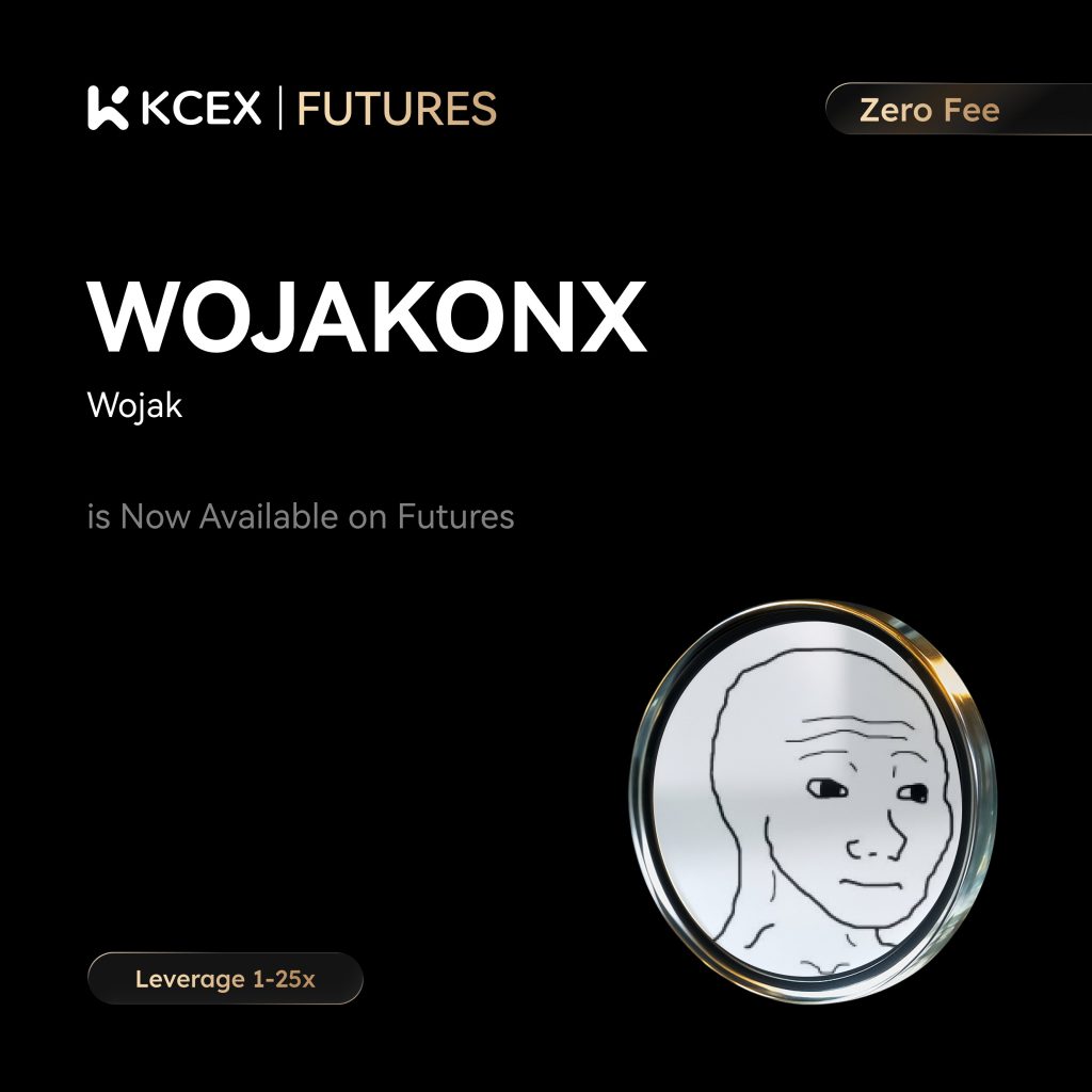 لیست شدن فیوچرز دائمی WOJAKONX در صرافی کی سی ای ایکس در نوامبر ۲۰۲۵