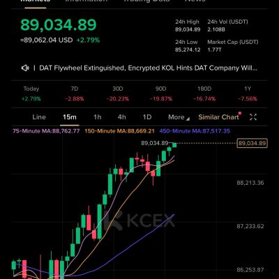 عبور ارزش بیت کوین از ۸۹ هزار دلار در ۲۵ نوامبر ۲۰۲۵