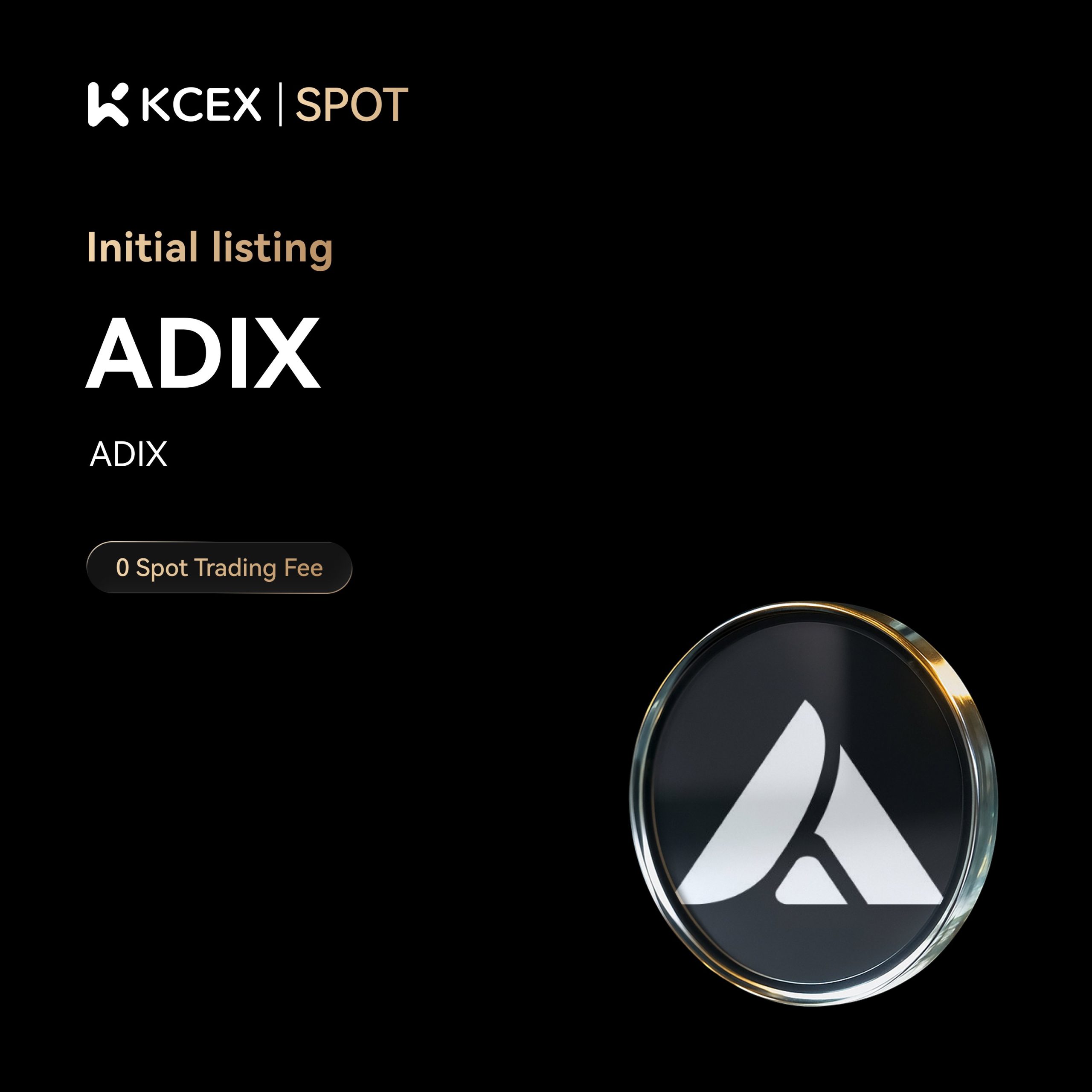 لیست شدن توکن ADIX در صرافی کی سی ای ایکس در ۱۱ نوامبر ۲۰۲۵