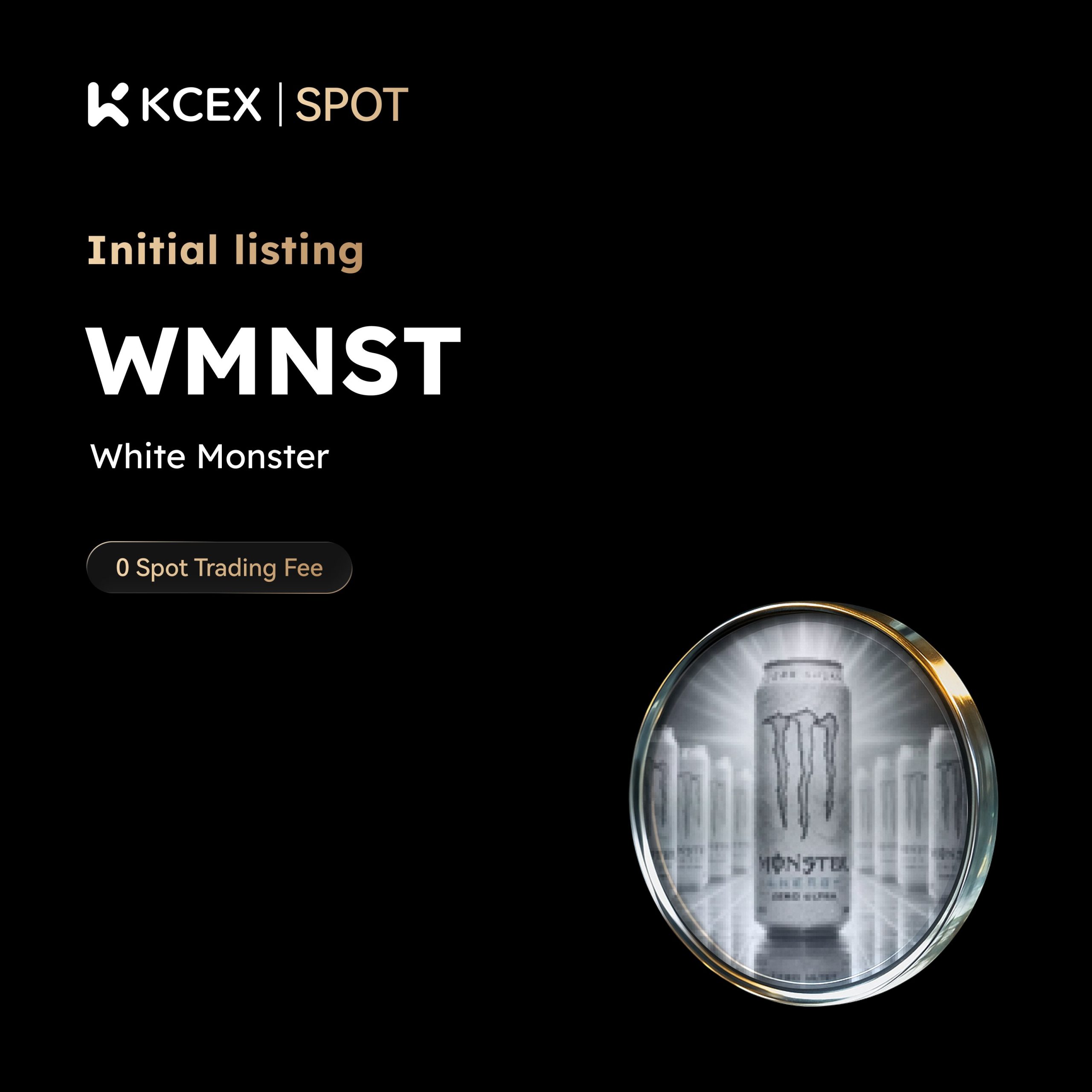 افزودن توکن WMNST به بازار اسپات کی سی ای ایکس در آذر ۱۴۰۴