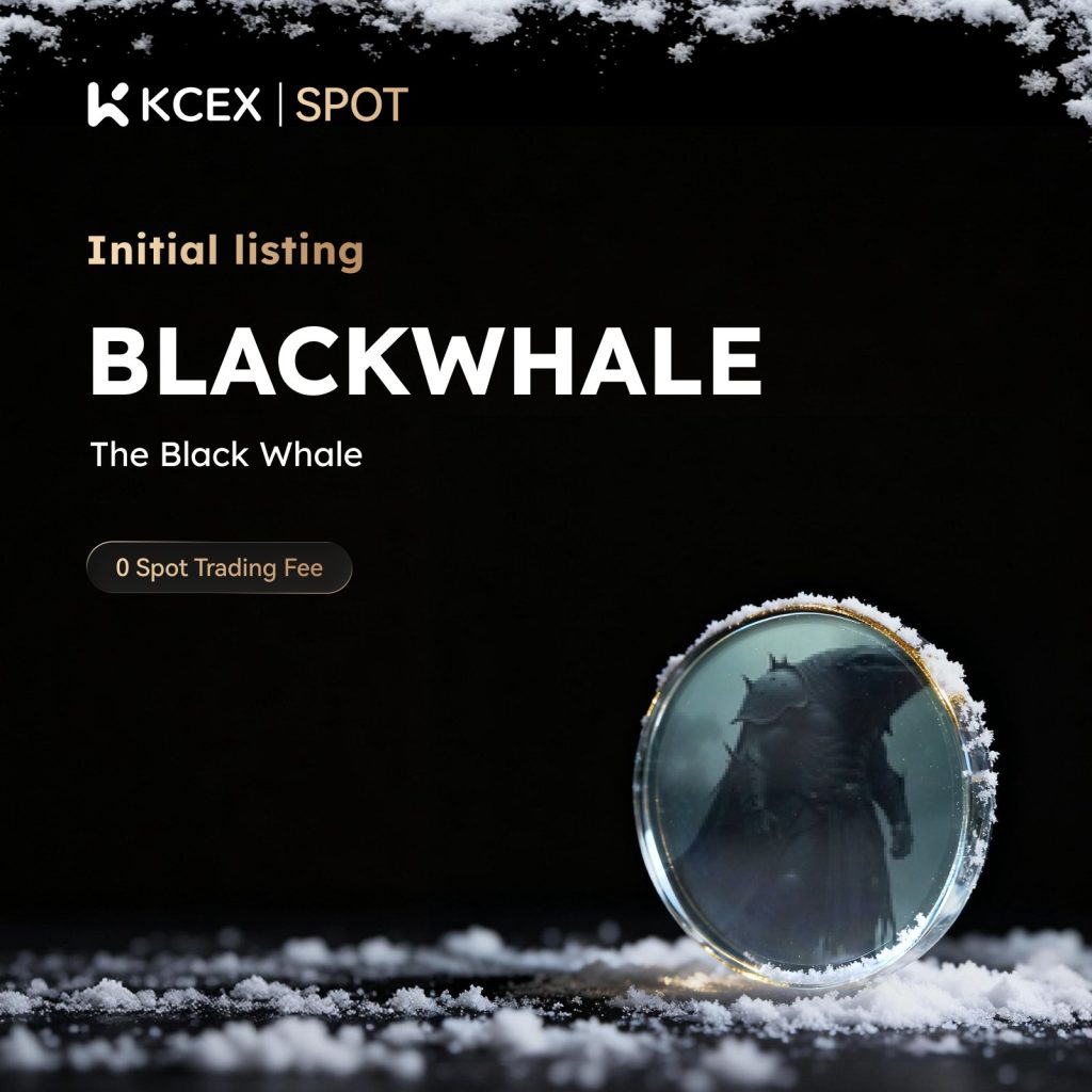 لیست شدن توکن جدید BLACKWHALE در بازار اسپات صرافی کی سی ای ایکس