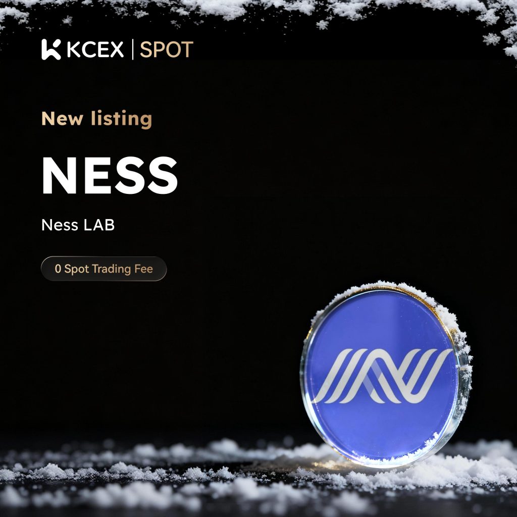 لیست شدن توکن NESS در صرافی کی سی ای ایکس در ۳ دسامبر ۲۰۲۵