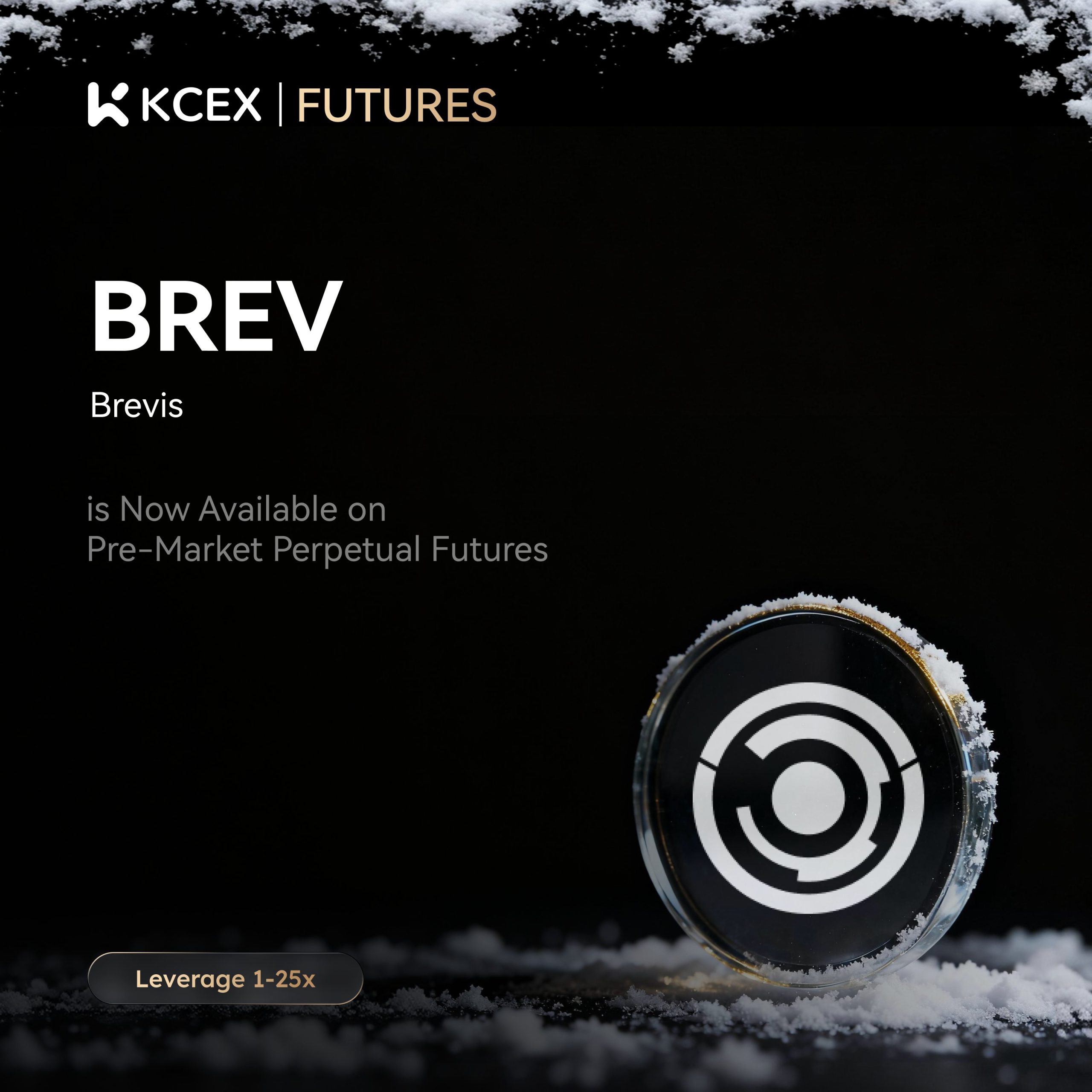 لیست شدن فیوچرز توکن BREV در صرافی کی سی ای ایکس در دسامبر ۲۰۲۵