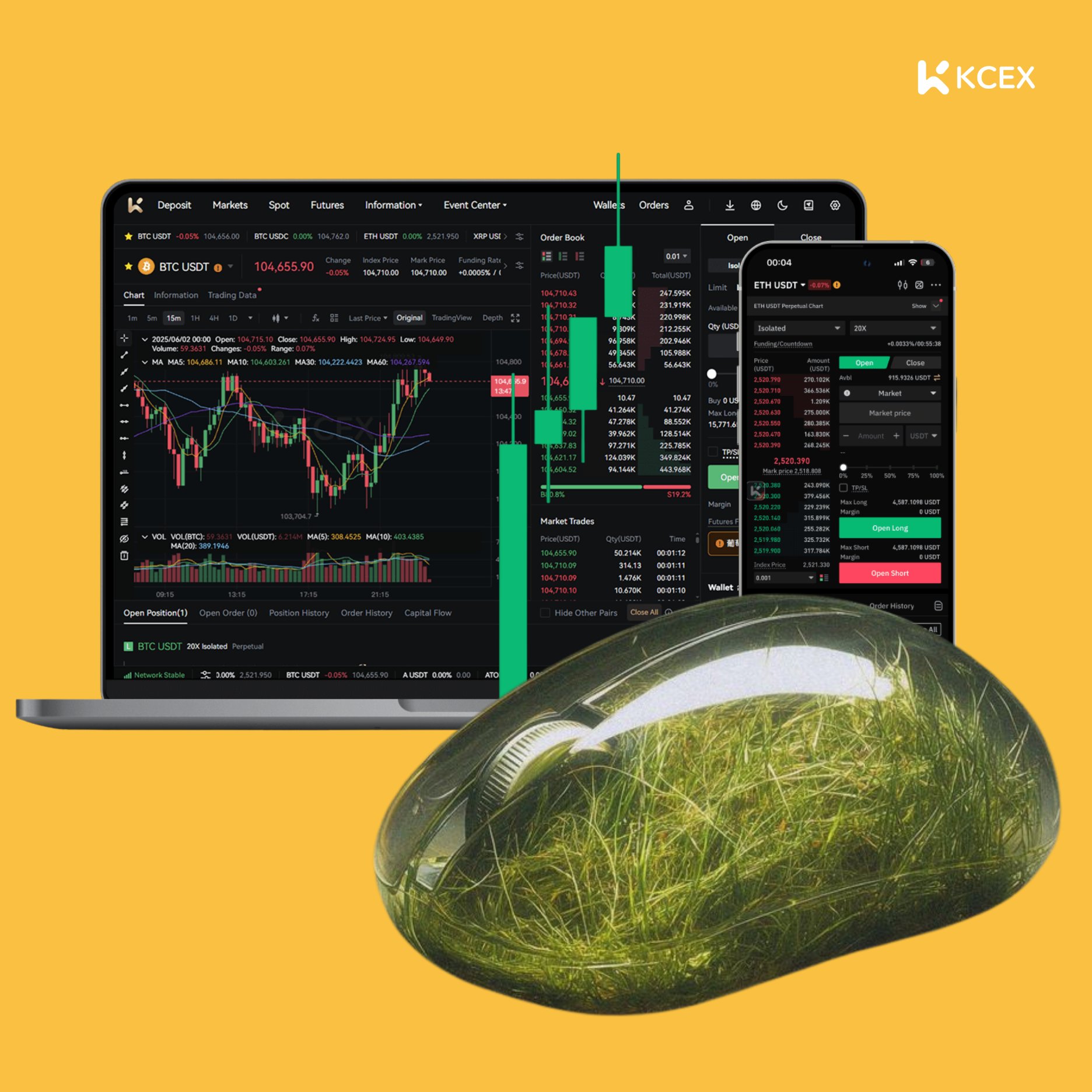 نمایش رشد مثبت و سبز بازار ارزهای دیجیتال در صرافی کی سی ای ایکس در دسامبر ۲۰۲۵