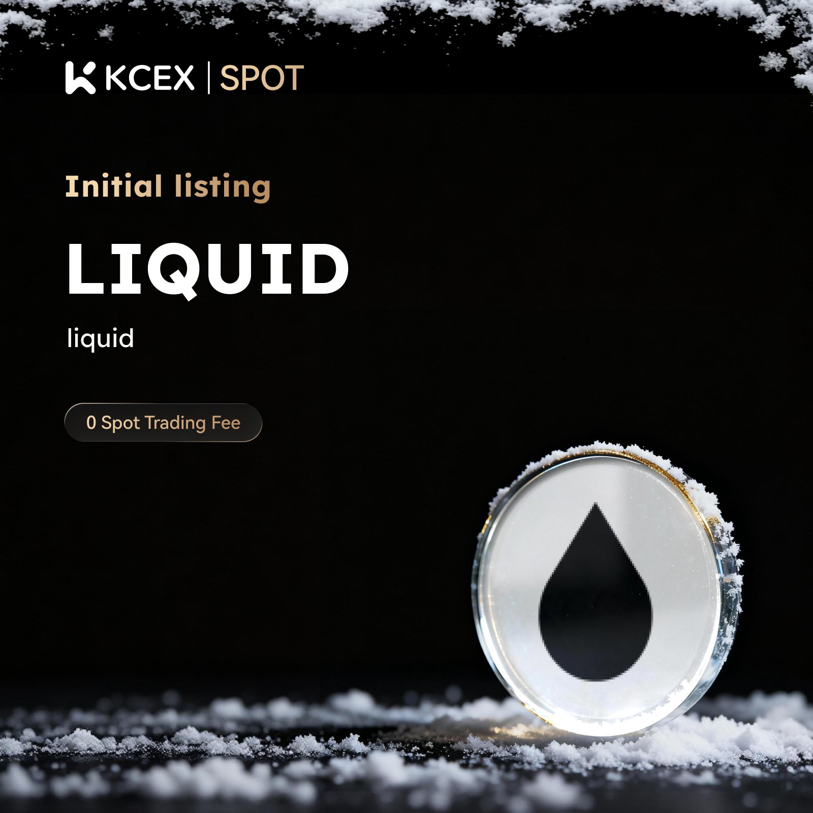 عرضه توکن LIQUID در بازار معاملاتی صرافی کی سی ای ایکس در ۲۵ دسامبر ۲۰۲۵