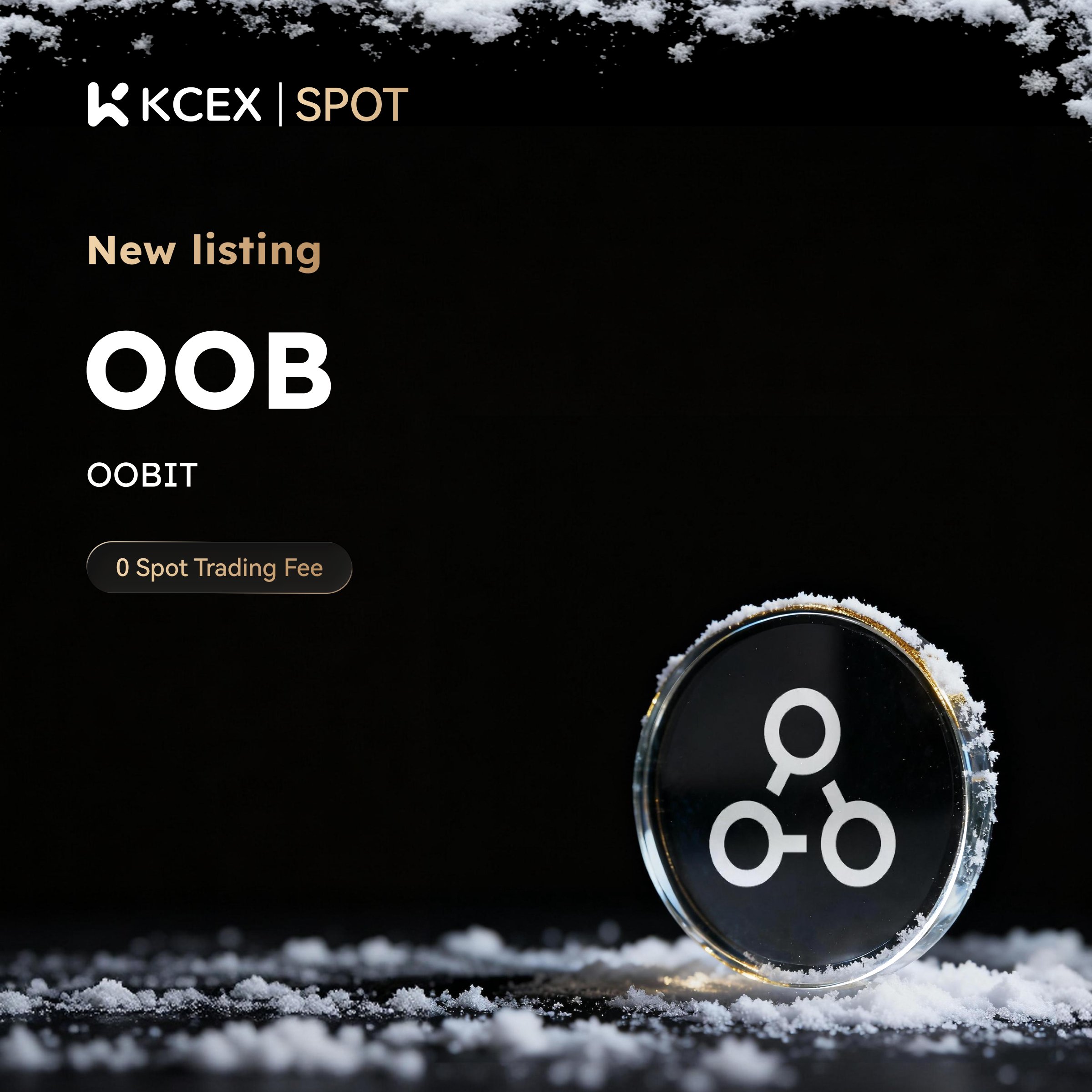 لیست شدن ارز دیجیتال OOB در صرافی کی سی ای ایکس در آذر ۱۴۰۴