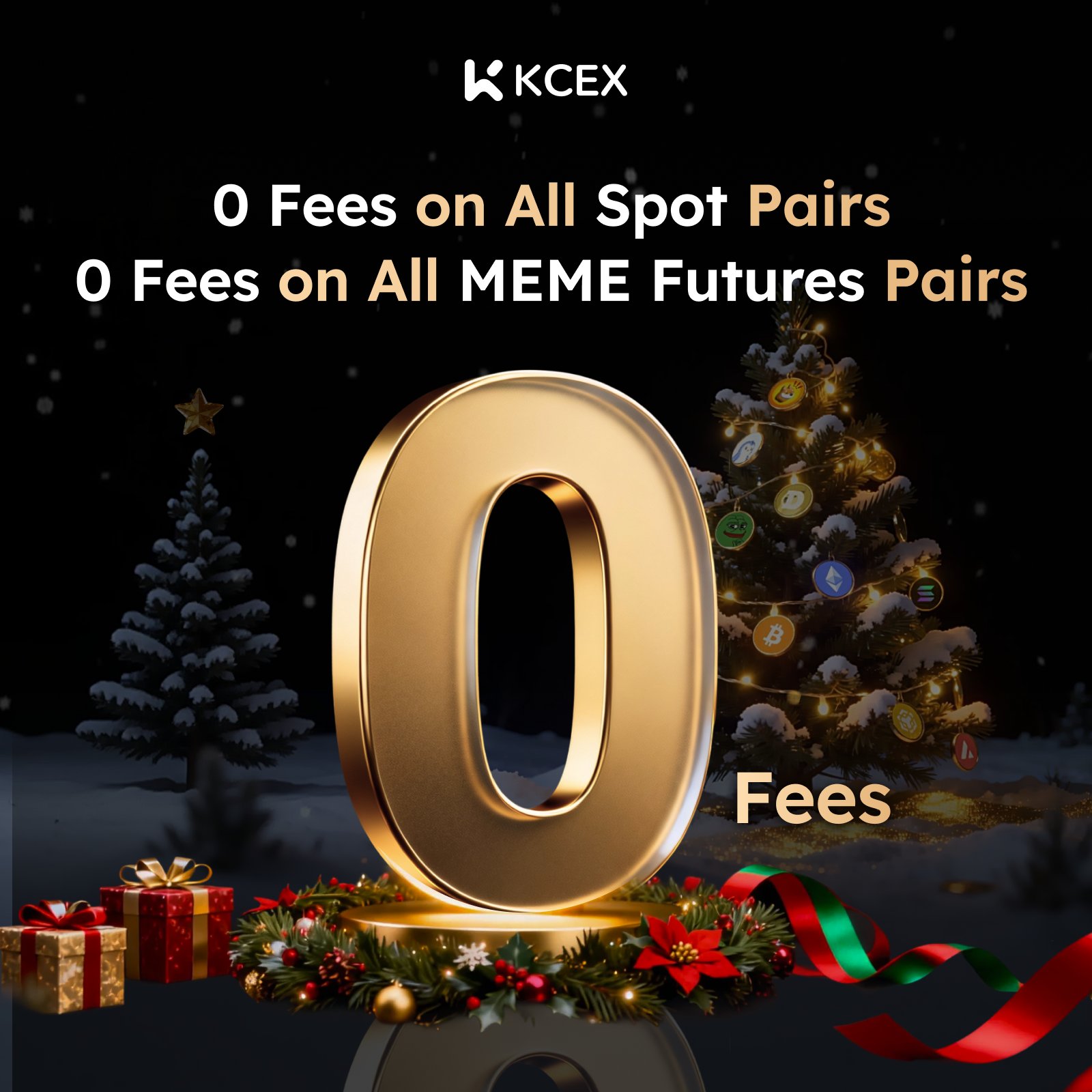 پاداش ۴۷۰ دلاری کاربران جدید صرافی کی سی ای ایکس در ۲۵ دسامبر ۲۰۲۵